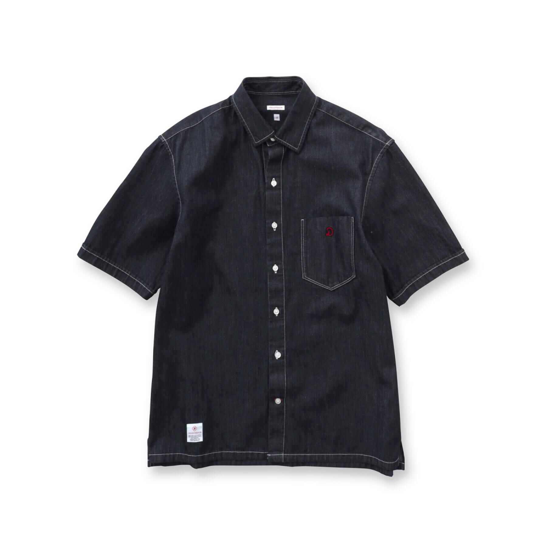 DRESSTERIOR「【セットアップ可】ライトデニム ハーフスリーブシャツ」|シャツ・ブラウス|