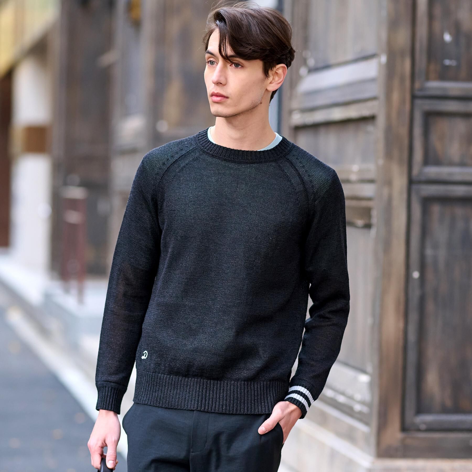 DRESSTERIOR「ペーパーコットン ドライニット」|ニット・セーター|