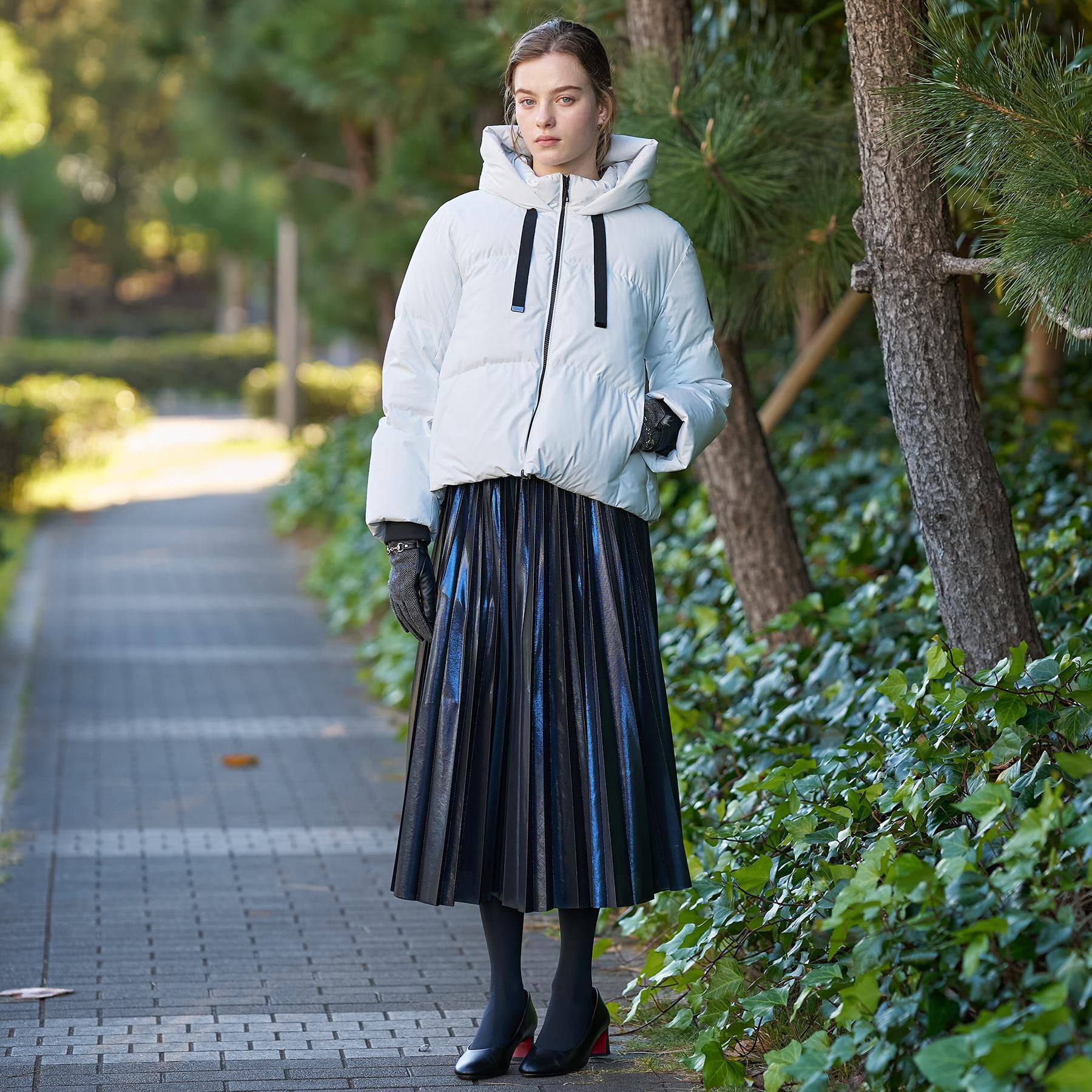 DRESSTERIOR「【CLASSY.12月号掲載】フーデッドショートダウン」|ダウン|