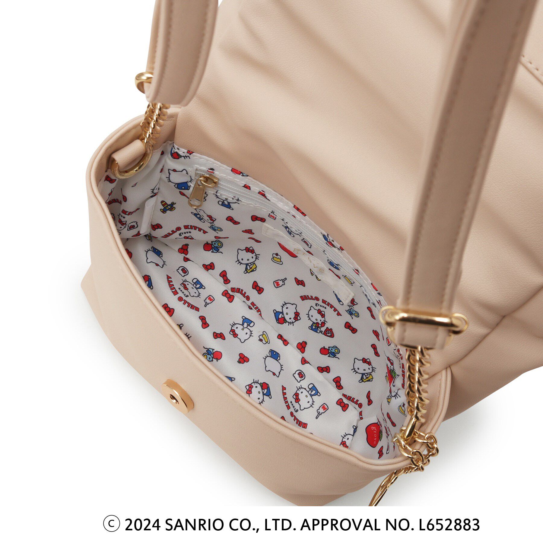 grove「【ハローキティ】リボンハンドルショルダー」|ショルダー・メッセンジャー|
