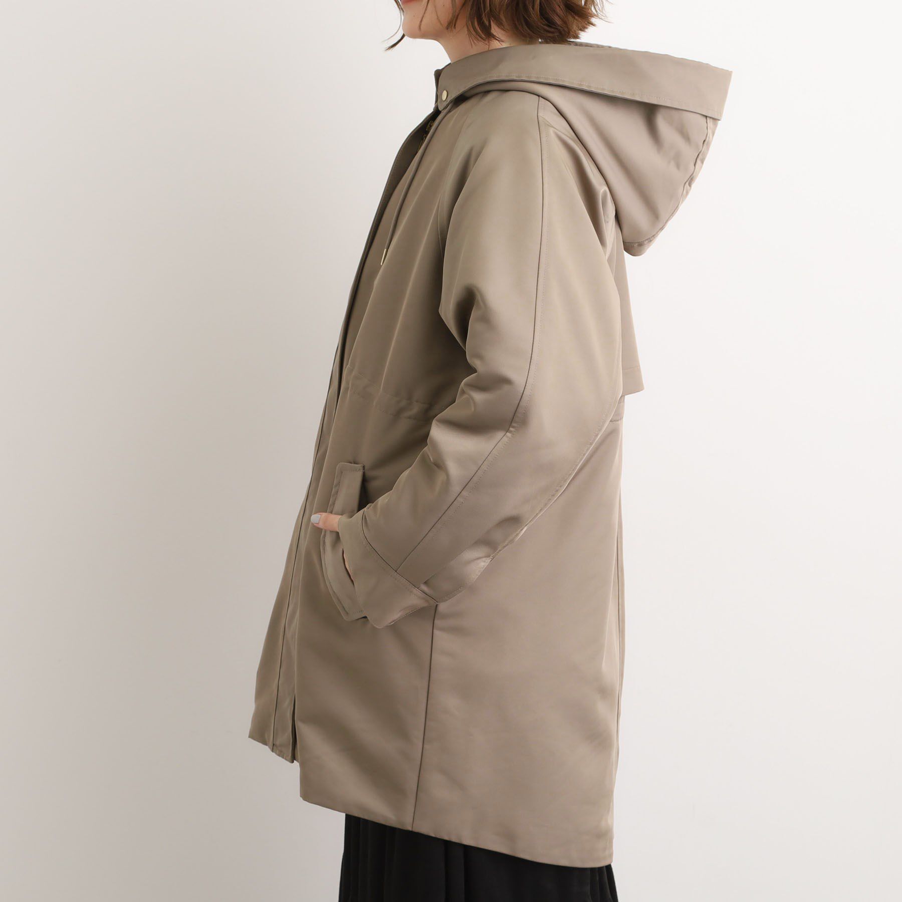 grove「【名品アウター/3WAY・はっ水】ボアライナー付きモッズコート」|ミリタリー・モッズコート|