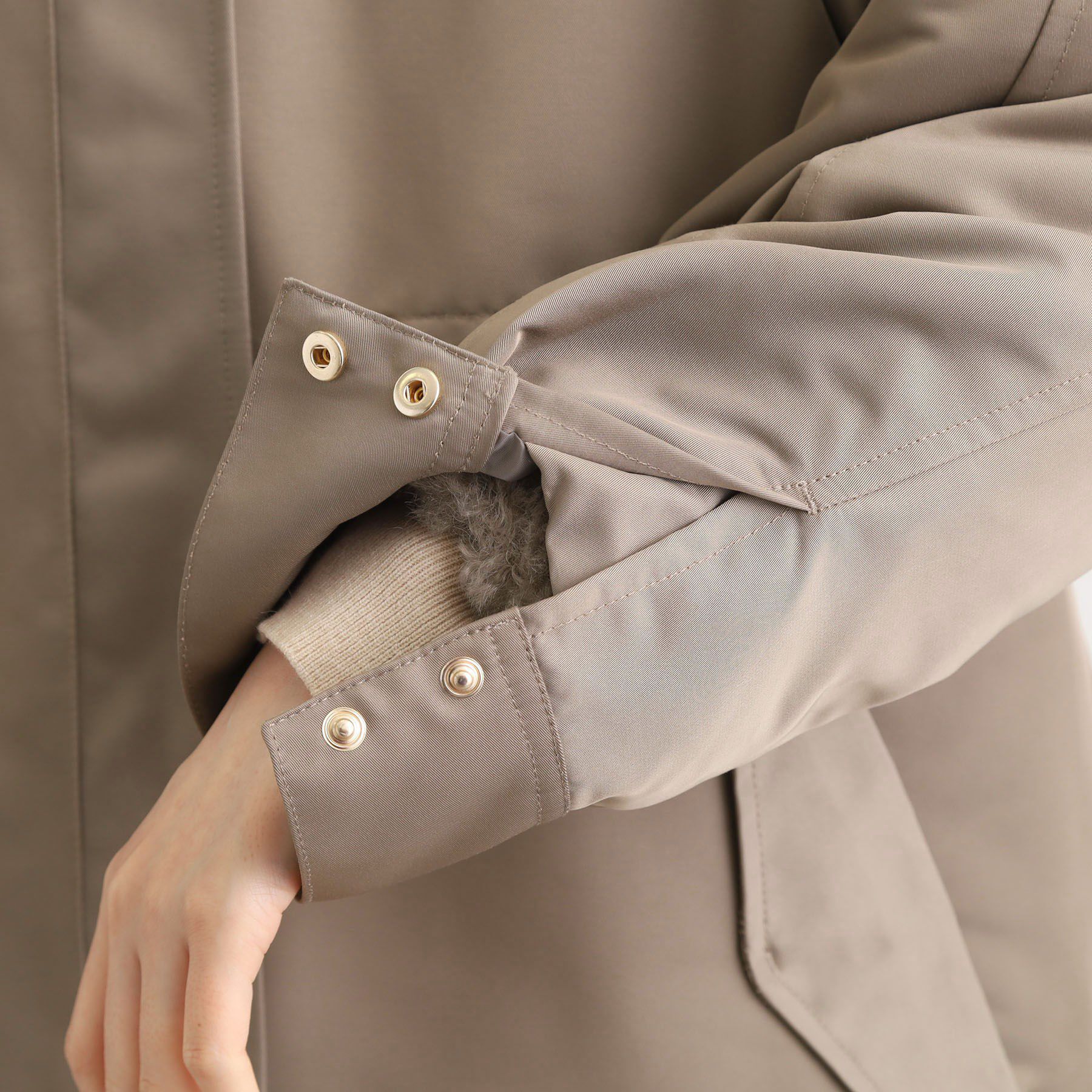 grove「【名品アウター/3WAY・はっ水】ボアライナー付きモッズコート」|ミリタリー・モッズコート|