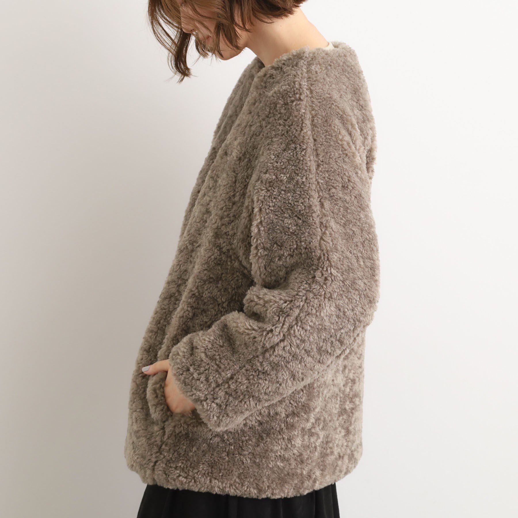 grove「【名品アウター/3WAY・はっ水】ボアライナー付きモッズコート」|ミリタリー・モッズコート|