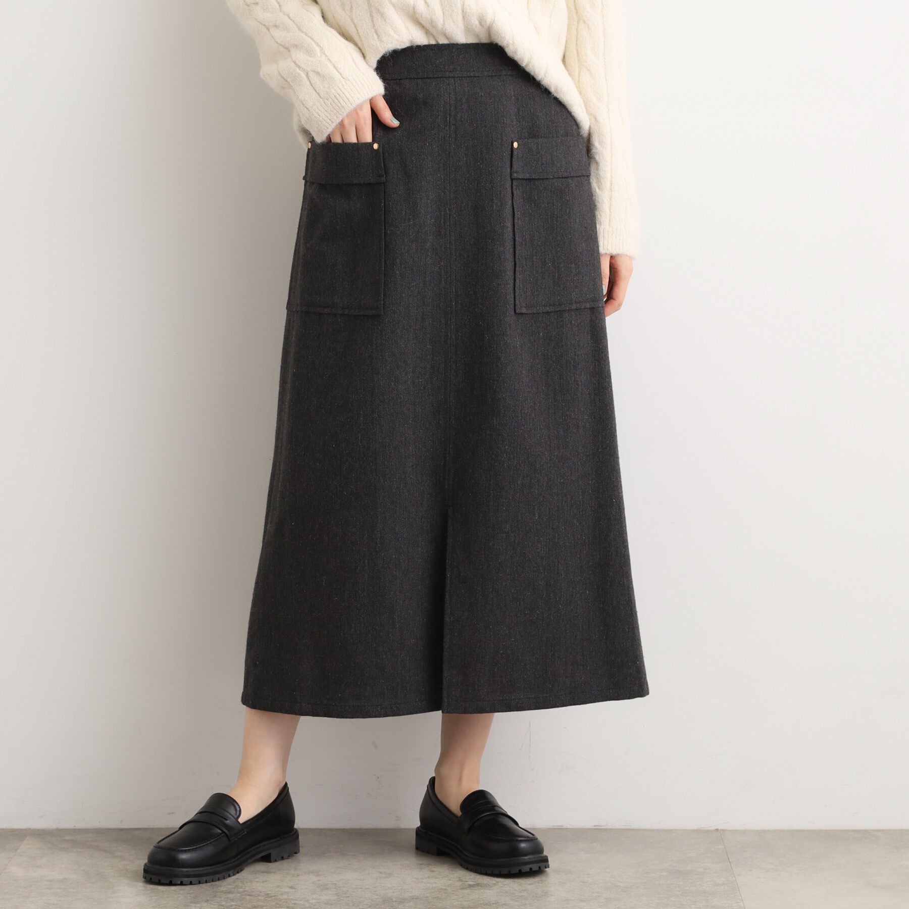 grove「クラシカルツイード Aラインスカート」|スカート|
