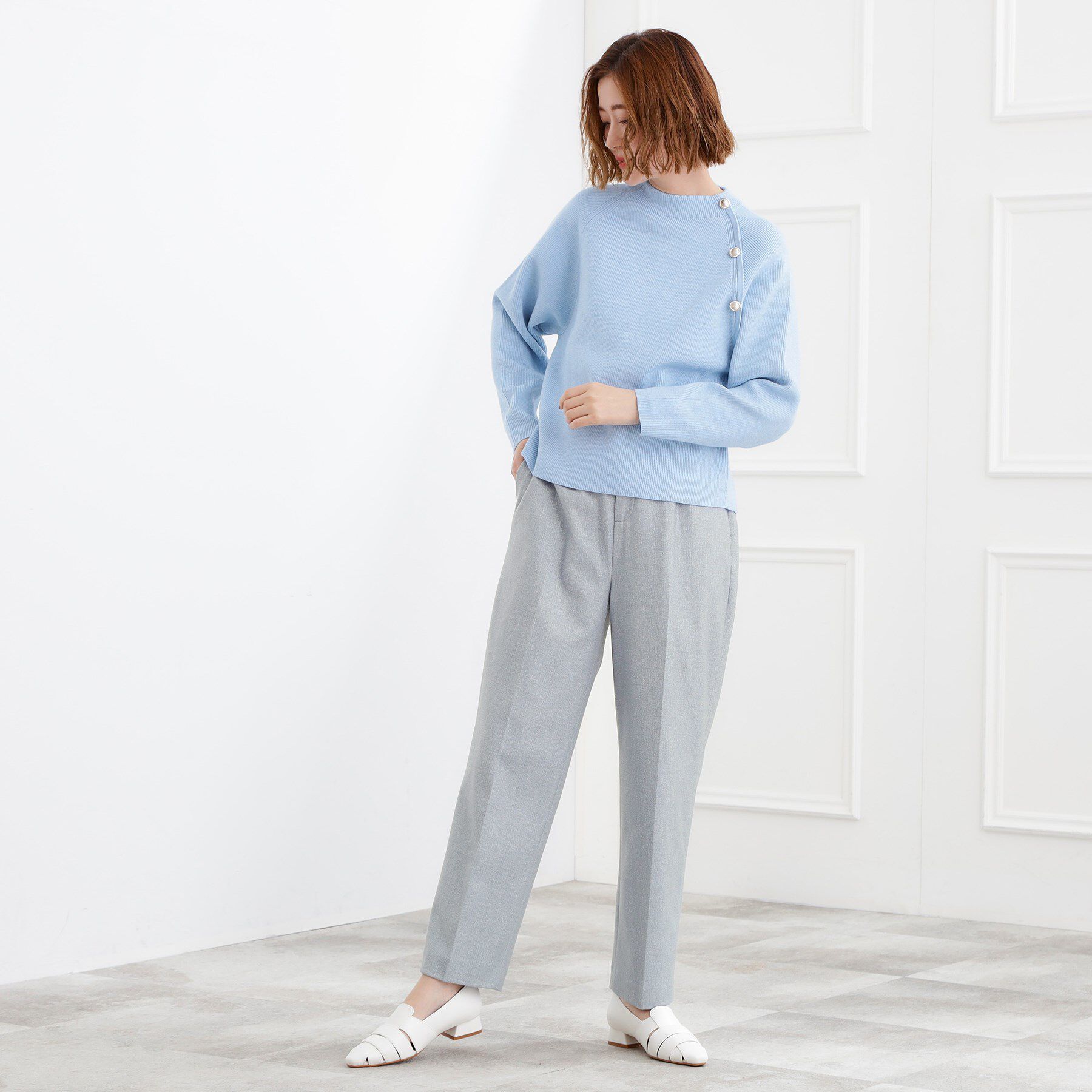 grove「きれいめシルエットに、心地よさを仕込んで　スーパーストレッチ起毛テーパードパンツ」|その他|