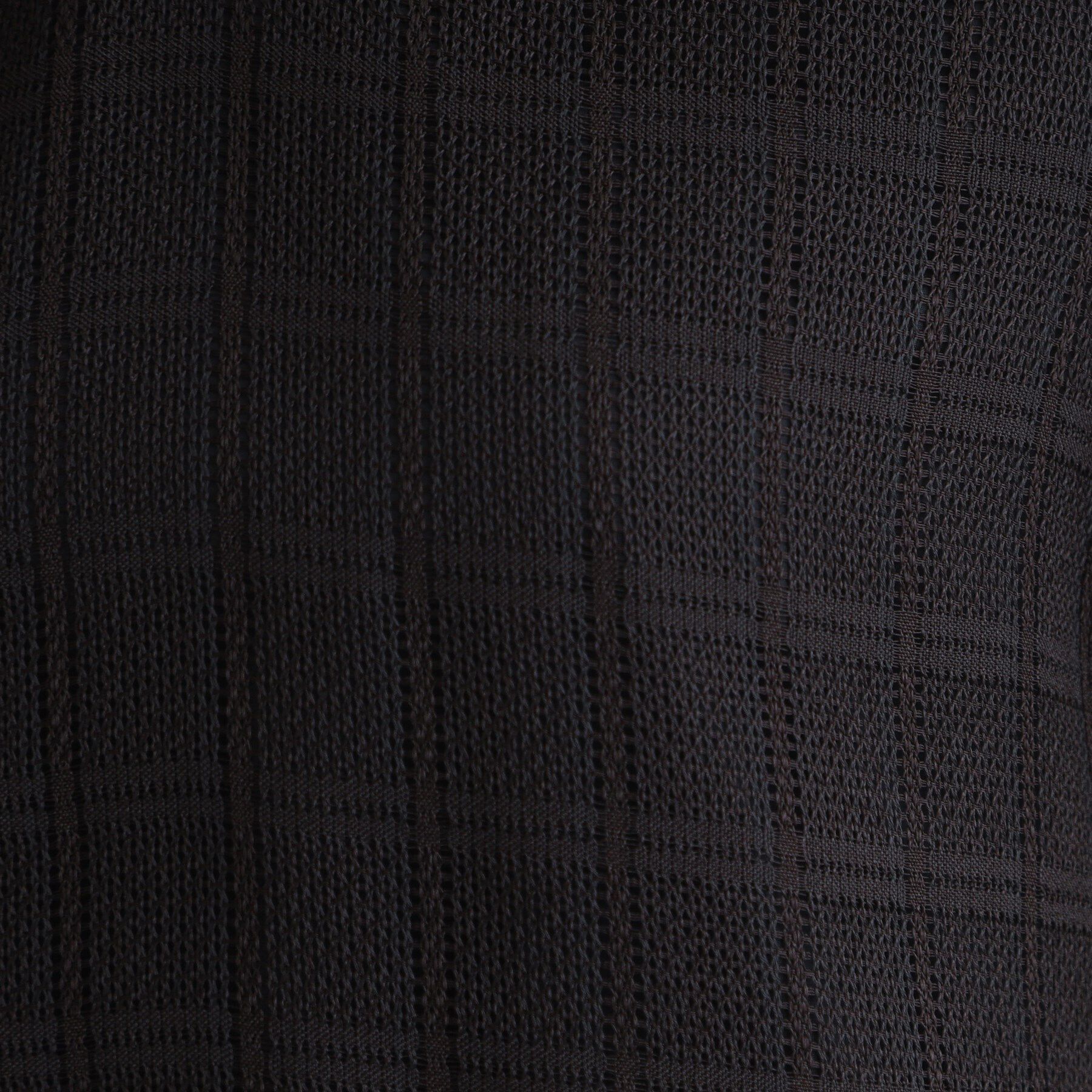 INDIVI「【洗える／日本製】シアーチェック柄Vネックブラウス」|シャツ・ブラウス|