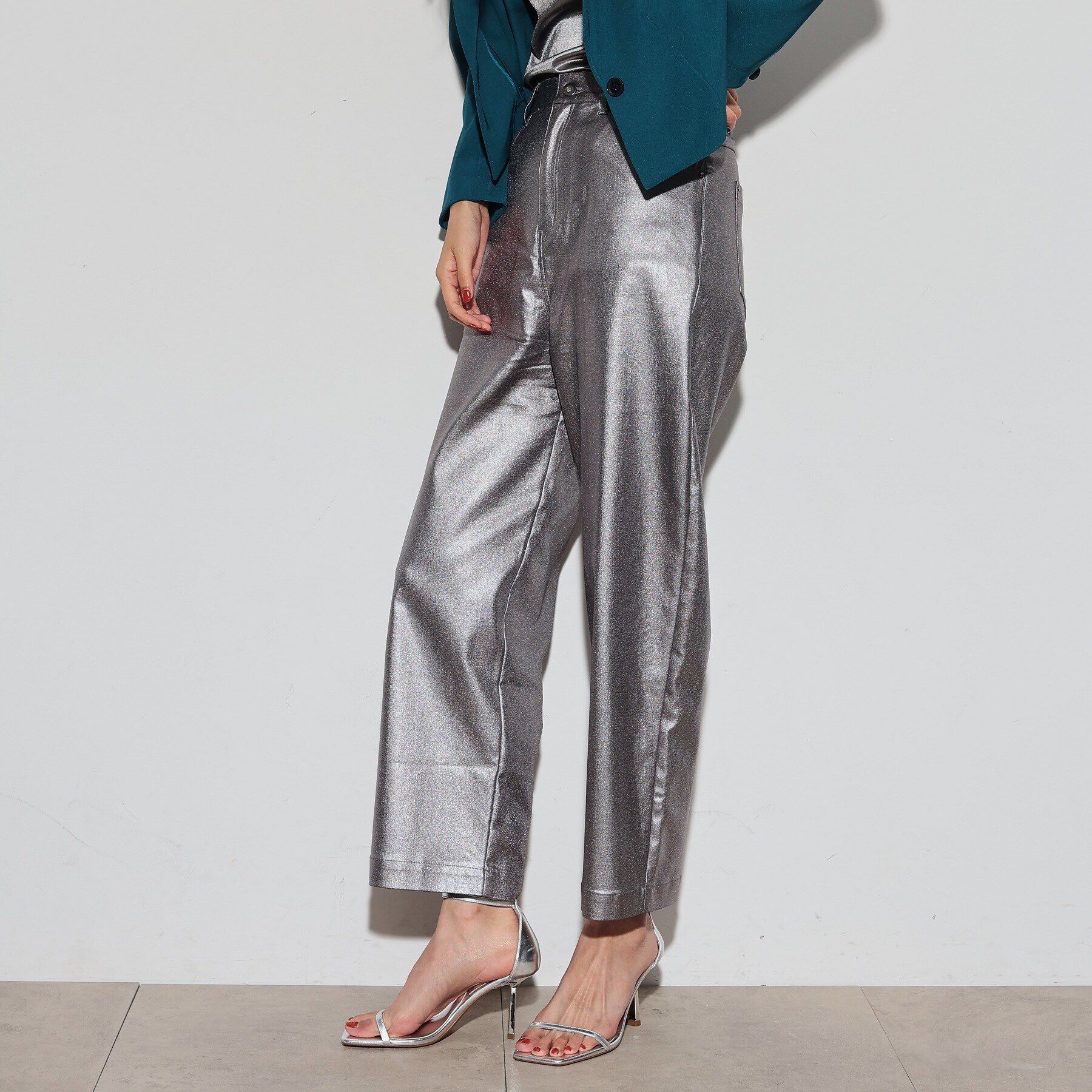 GALLEST「グリッターストレッチパンツ」|その他|ｼﾙﾊﾞｰ(006)