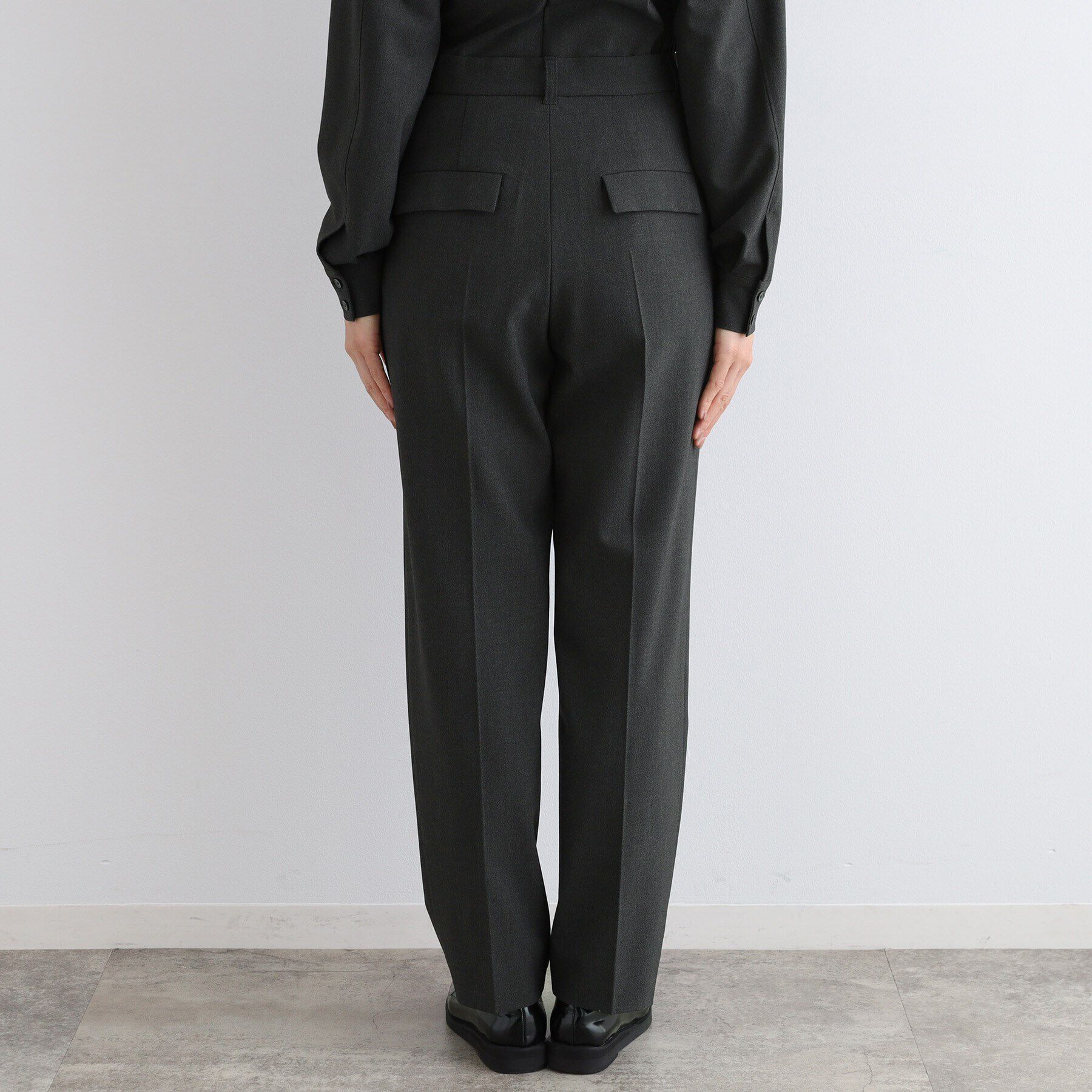 INDIVI「【日本製／SETUP可能】こなれテーパードパンツ」|スーツ|