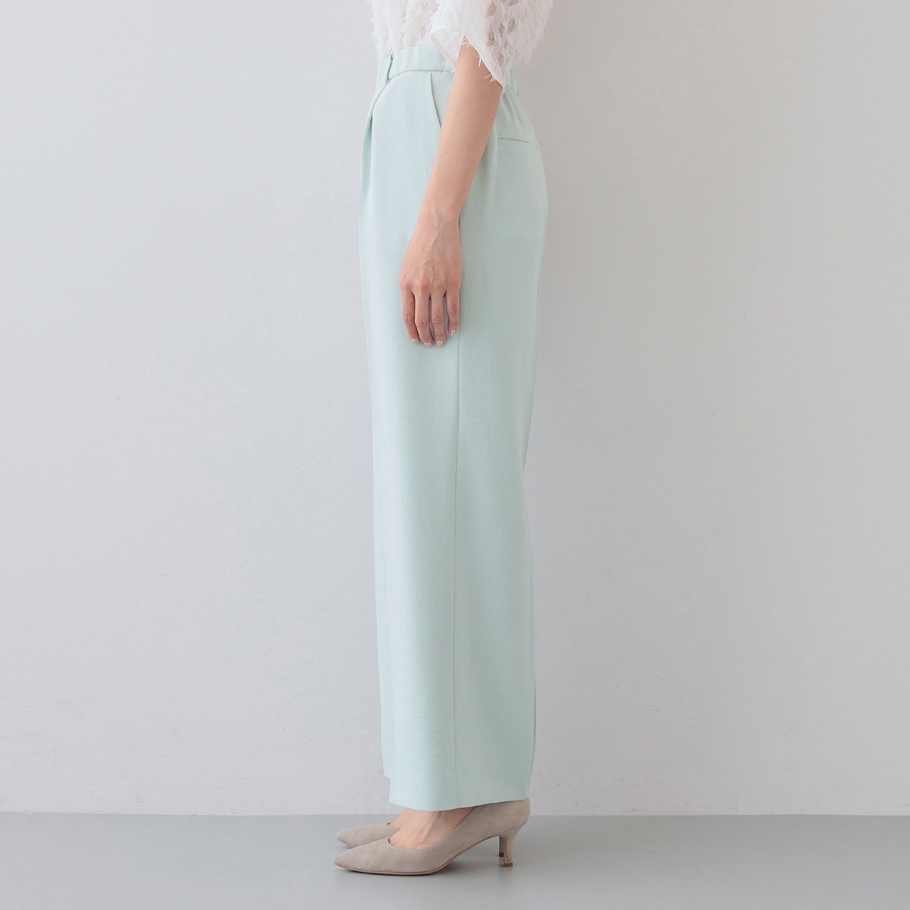 INDIVI「【着る日傘/遮熱/UVケア】ワイドパンツ」|スーツ|