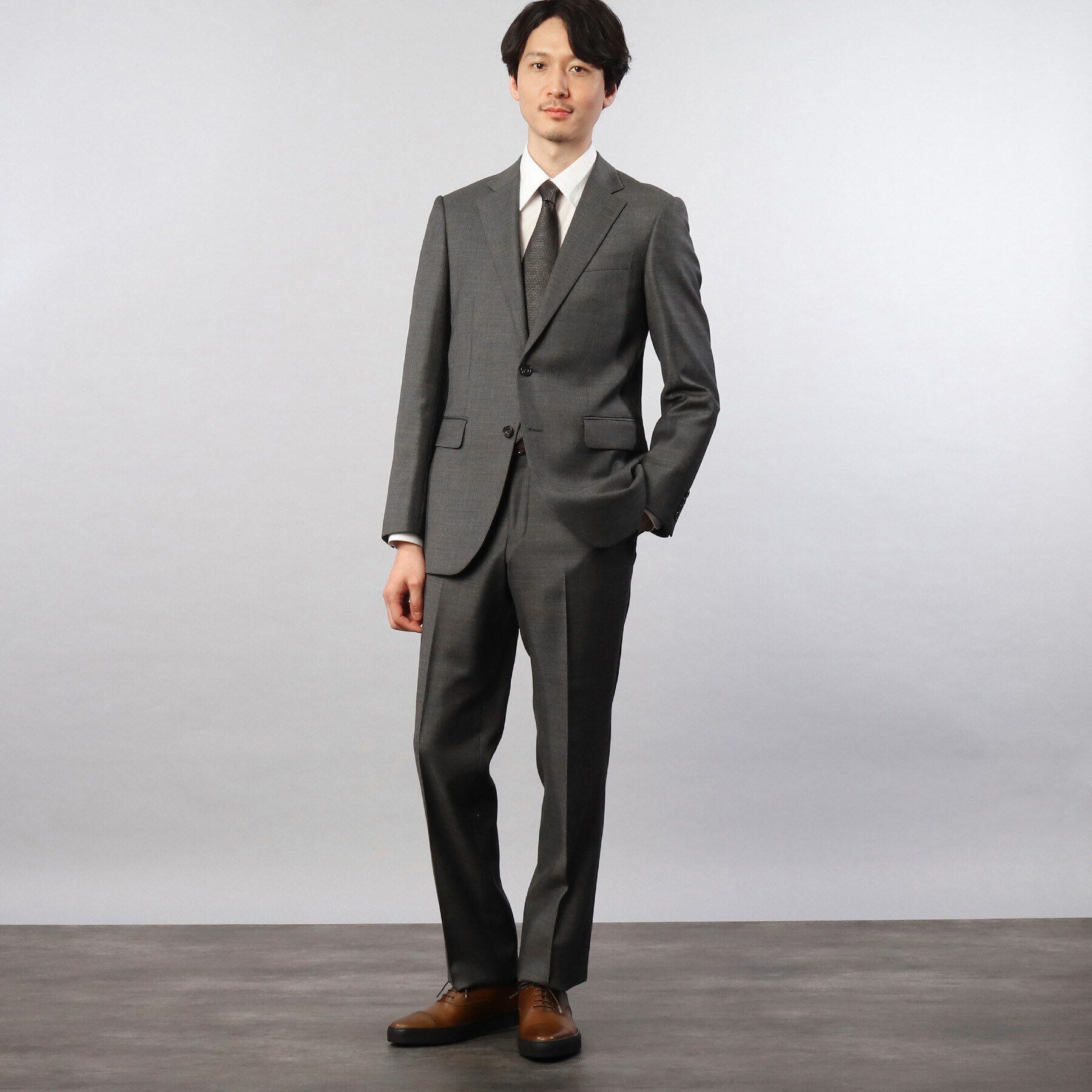 TAKEO KIKUCHI「セミブローグ スニーカー」|ビジネス・ドレスシューズ|