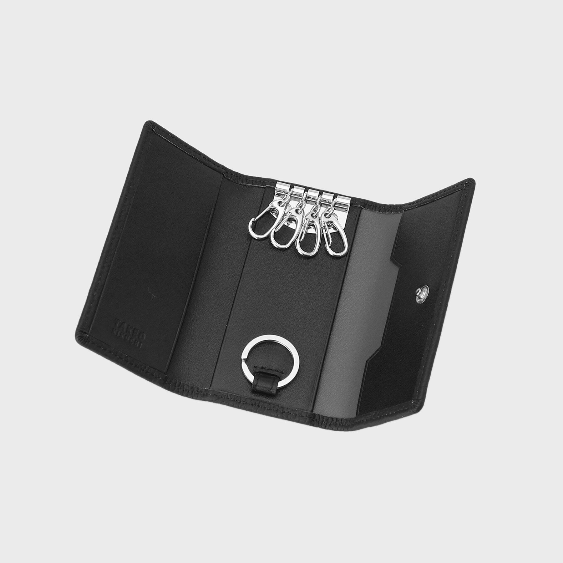 TAKEO KIKUCHI「ソフトシュリンクレザー キーケース」|キーケース|