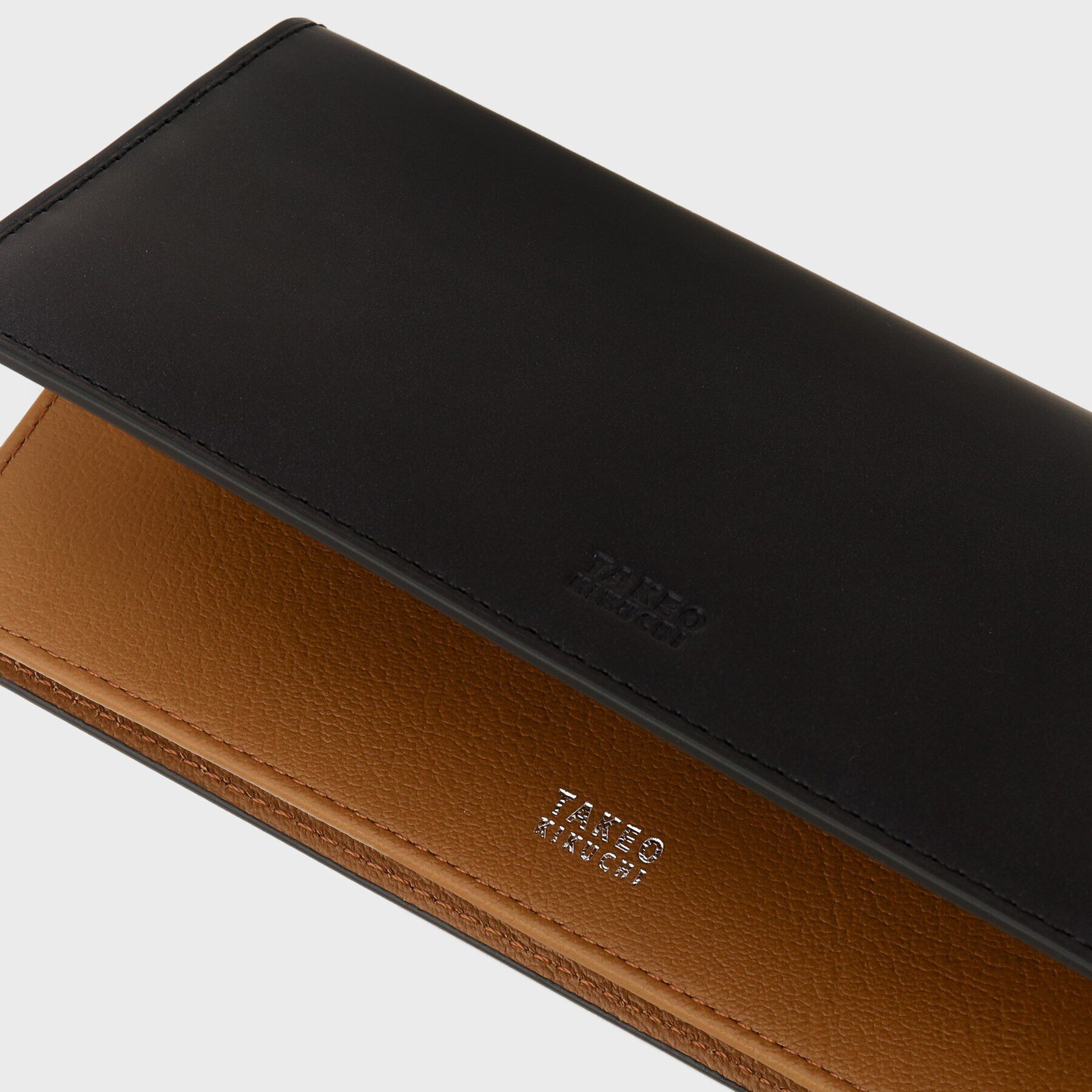 TAKEO KIKUCHI「ヘビタンレザー 2つ折り長財布」|財布|