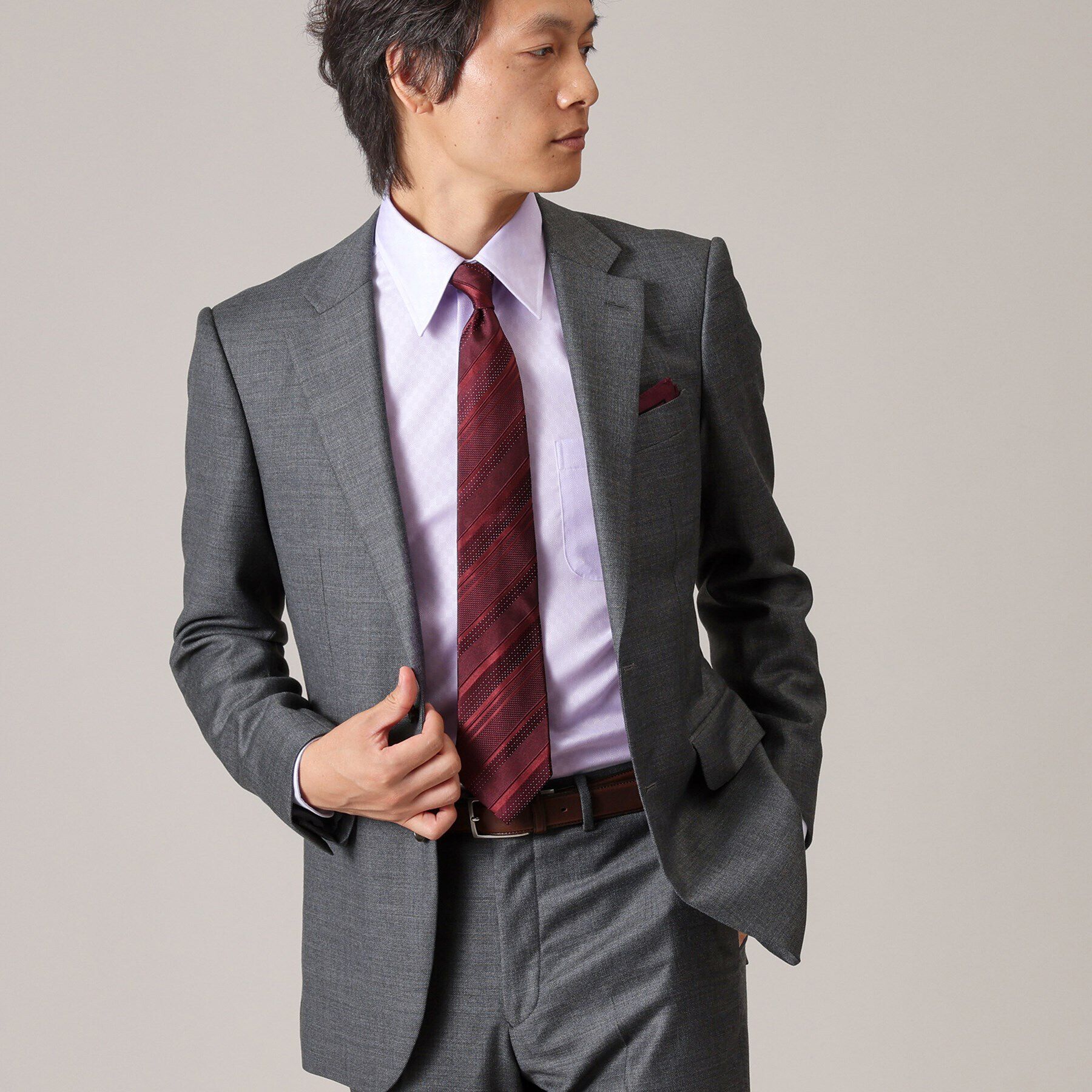 TAKEO KIKUCHI「【Made in JAPAN】市松紋 ドレスシャツ」|シャツ・ブラウス|