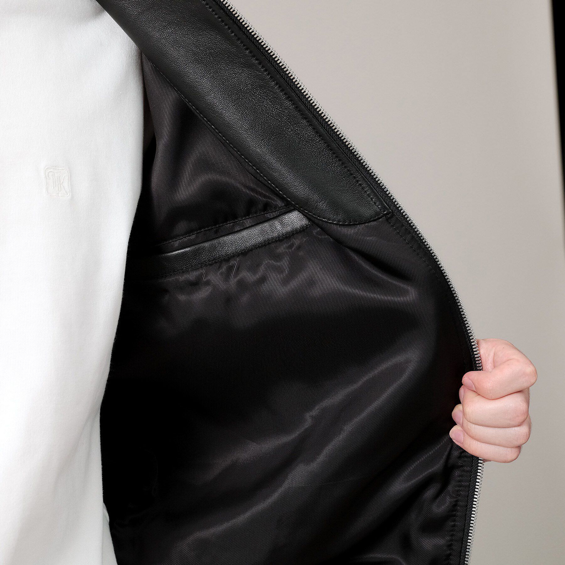 TAKEO KIKUCHI「【新作】ラムレザー ボンバー ジャケット」|ライダースジャケット|