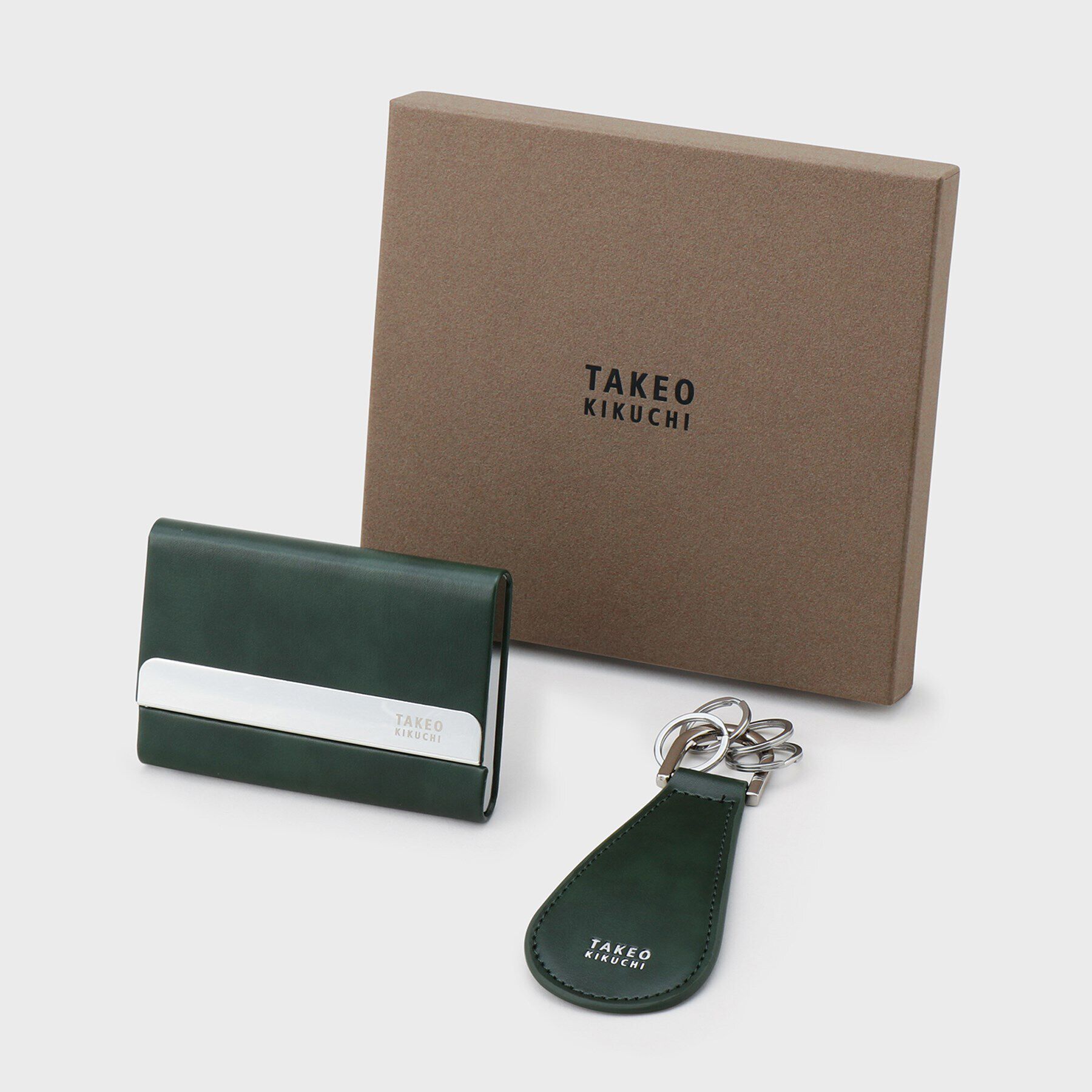 TAKEO KIKUCHI「【BOXセット】名刺入れ＋シューホーン セット」|その他|グリーン(024)