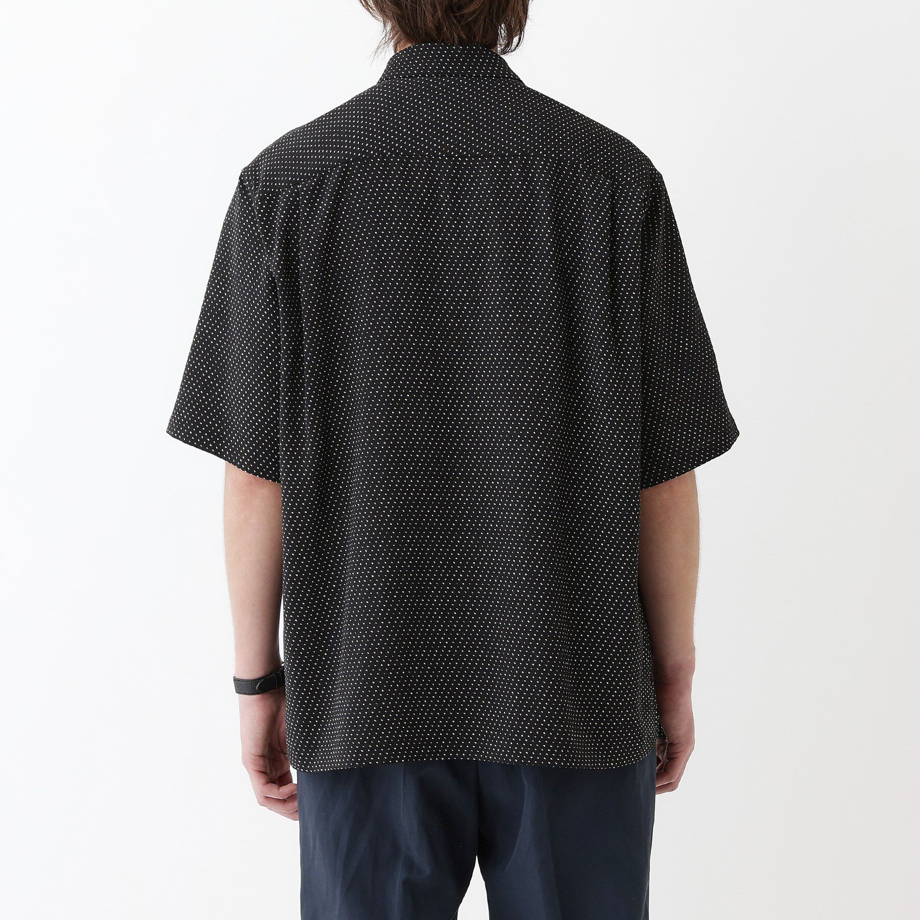 TAKEO KIKUCHI「【THE FLAGSHIP】丹後ちりめん 半袖シャツ」|シャツ・ブラウス|