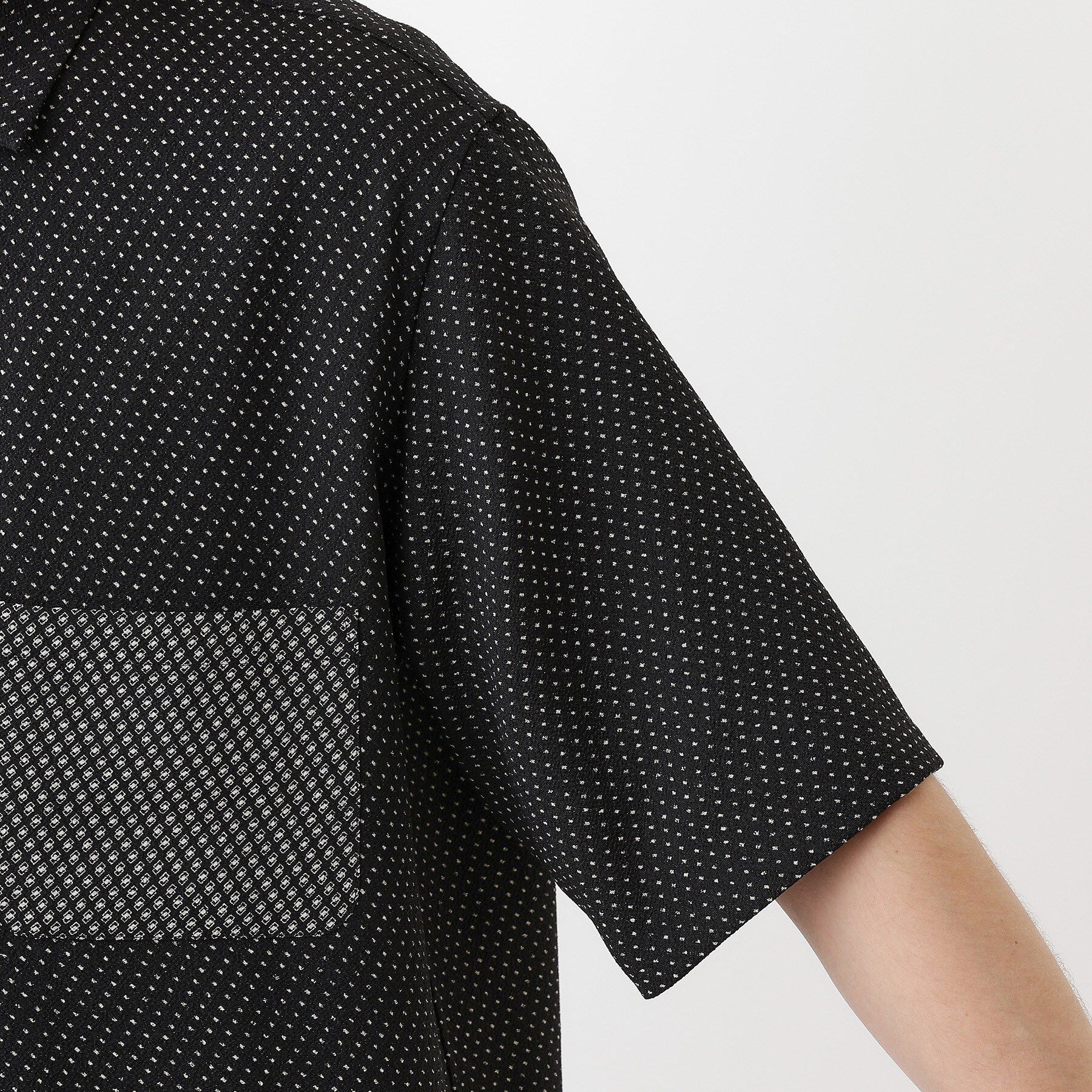 TAKEO KIKUCHI「【THE FLAGSHIP】丹後ちりめん 半袖シャツ」|シャツ・ブラウス|