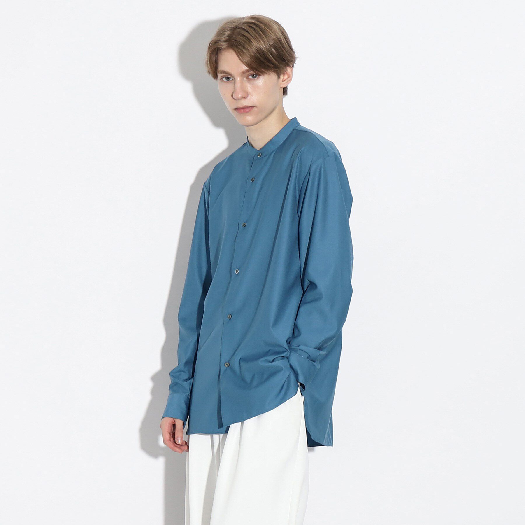 tk.TAKEO KIKUCHI「TRバンドカラーシャツ」|シャツ・ブラウス|