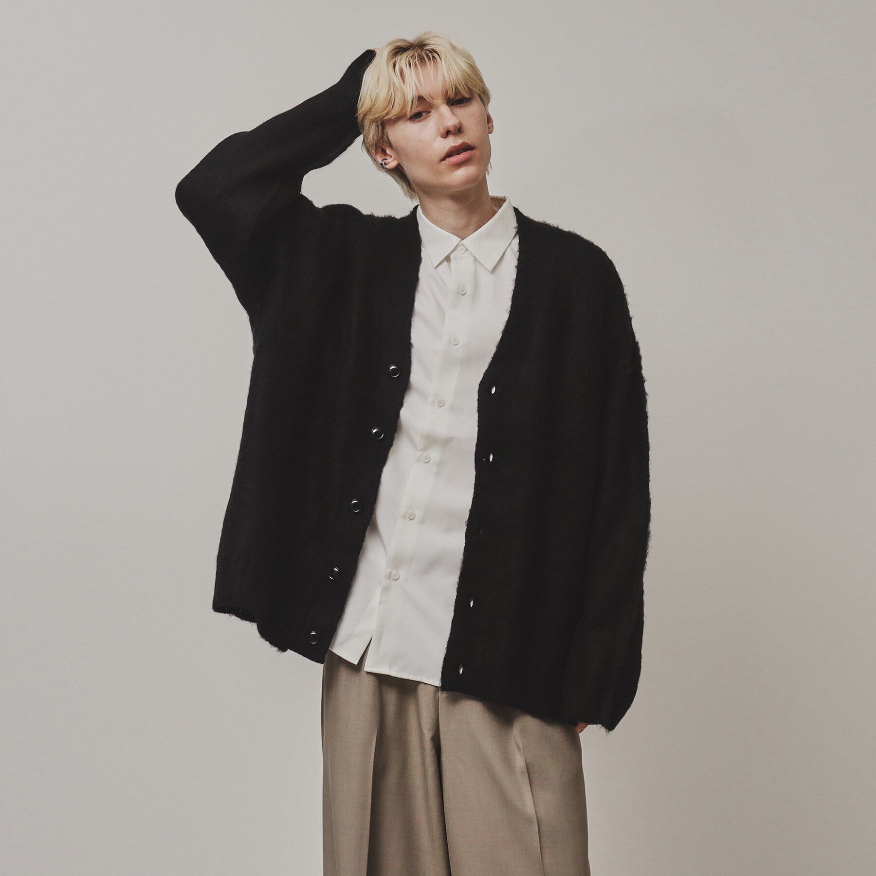 tk.TAKEO KIKUCHI「【全10色】シャギーカーディガン」|カーディガン|