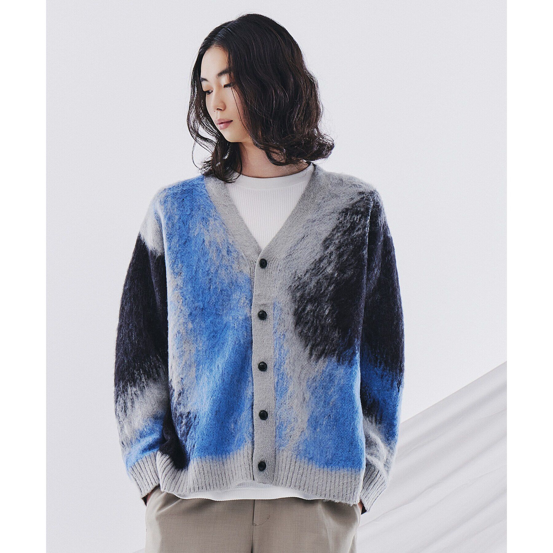 tk.TAKEO KIKUCHI「【全10色】シャギーカーディガン」|カーディガン|