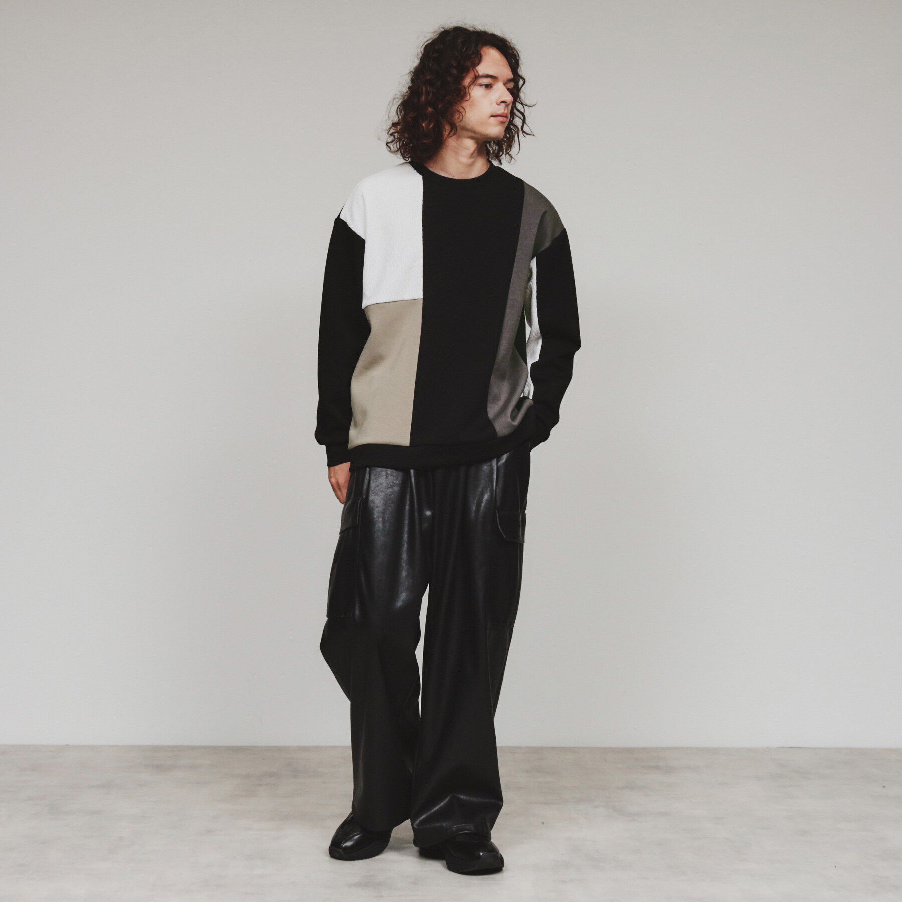 tk.TAKEO KIKUCHI「切替モールスウェット」|パーカー|