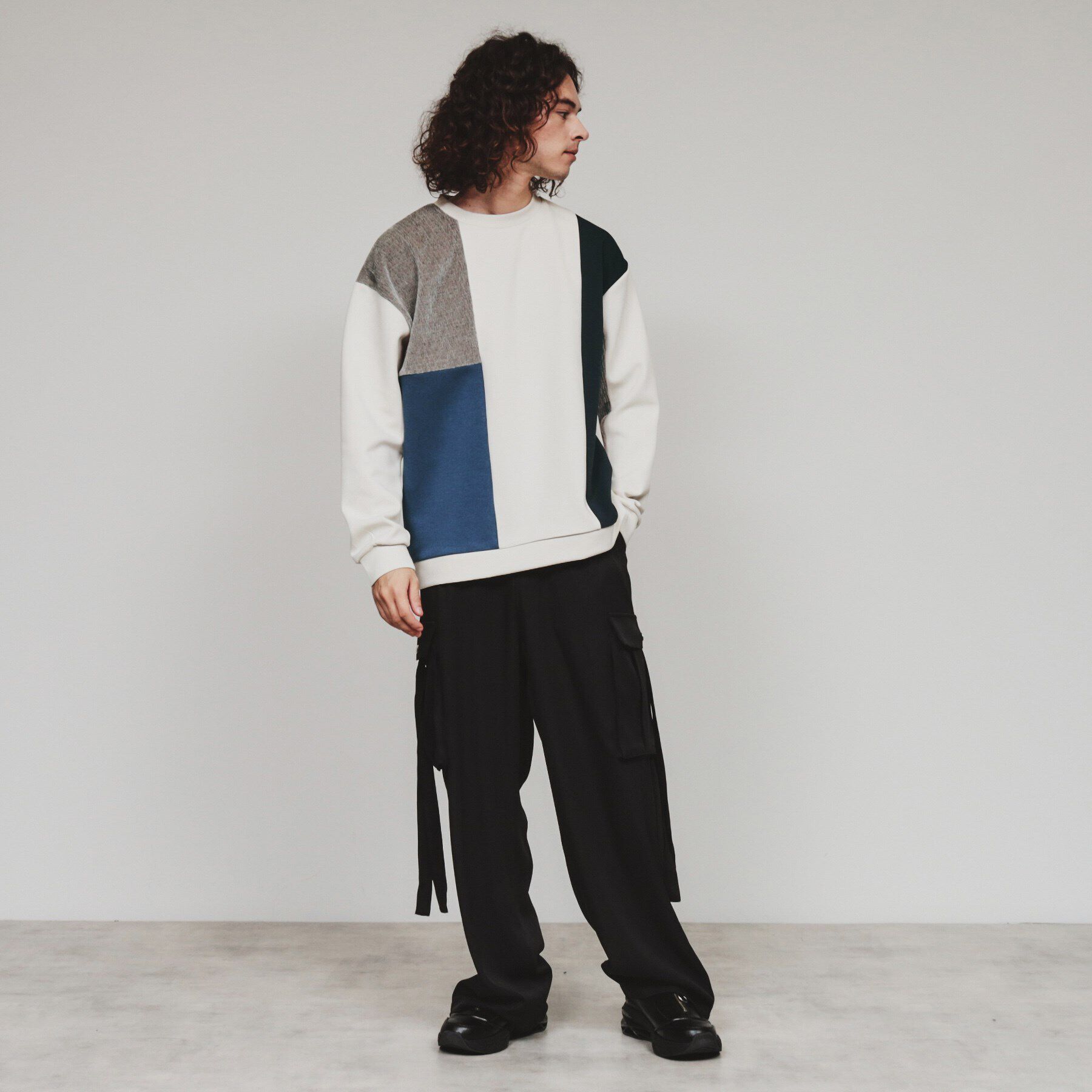 tk.TAKEO KIKUCHI「切替モールスウェット」|パーカー|