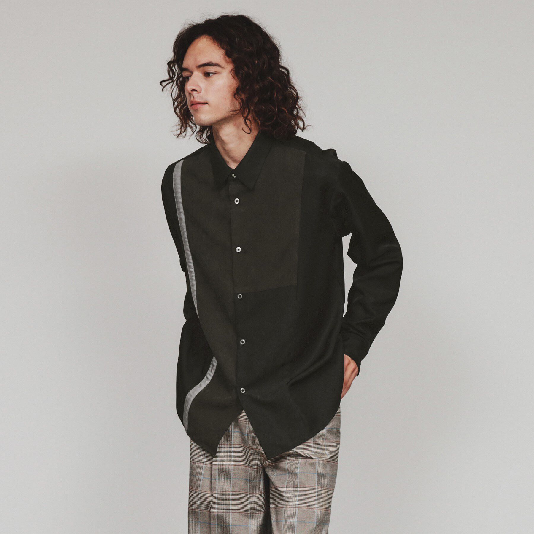 tk.TAKEO KIKUCHI「ヌバックスイッチシャツ」|シャツ・ブラウス|