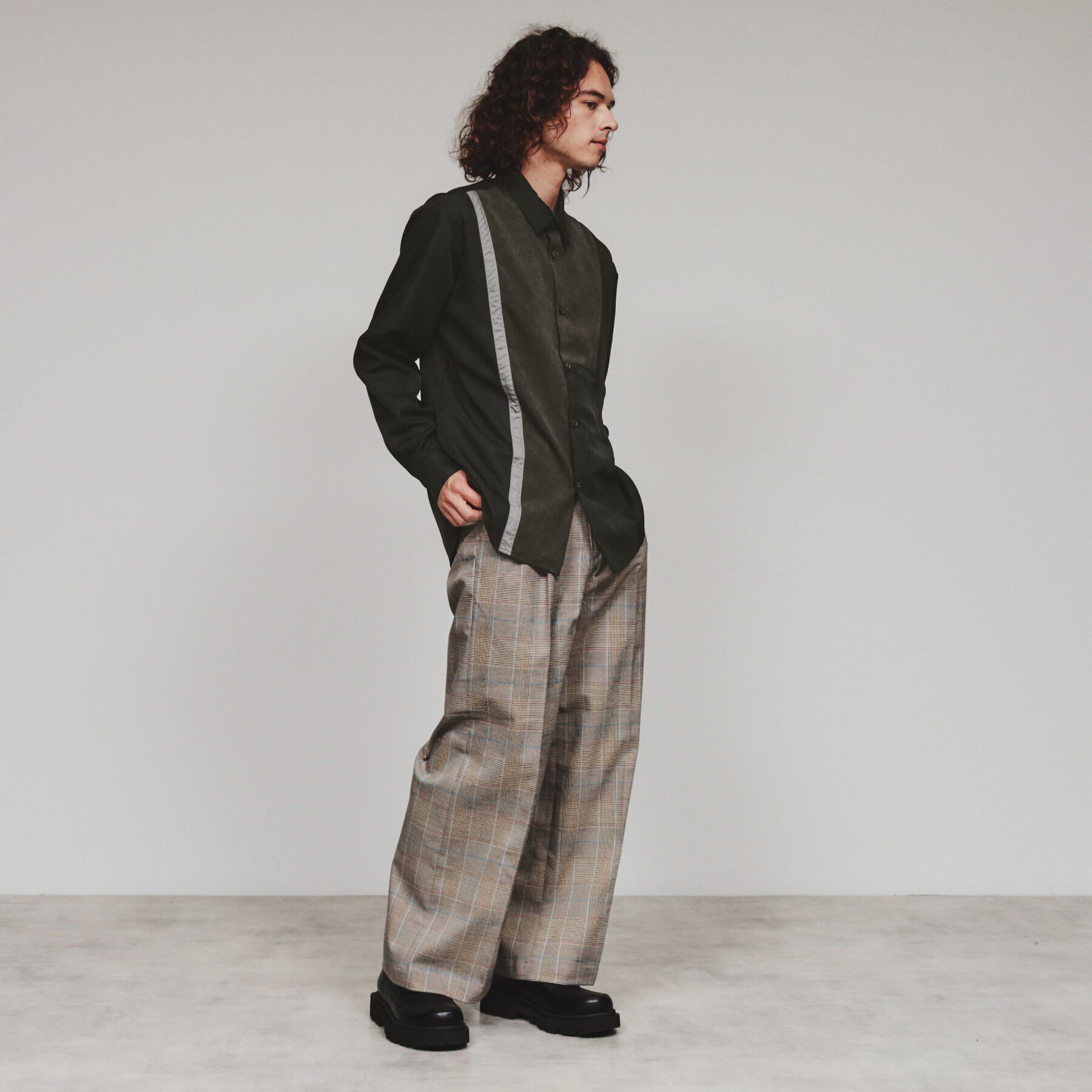 tk.TAKEO KIKUCHI「ヌバックスイッチシャツ」|シャツ・ブラウス|