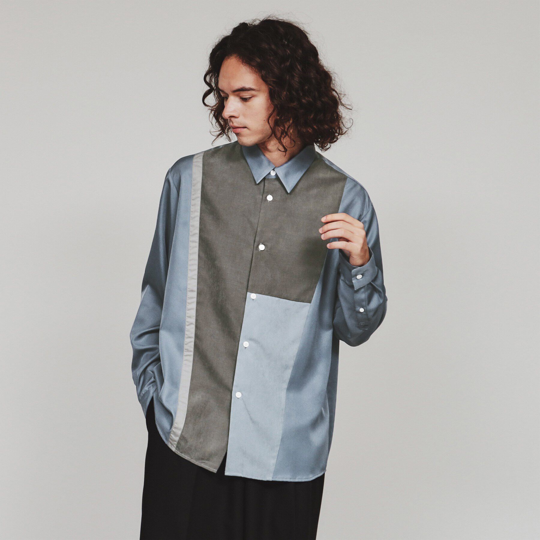 tk.TAKEO KIKUCHI「ヌバックスイッチシャツ」|シャツ・ブラウス|