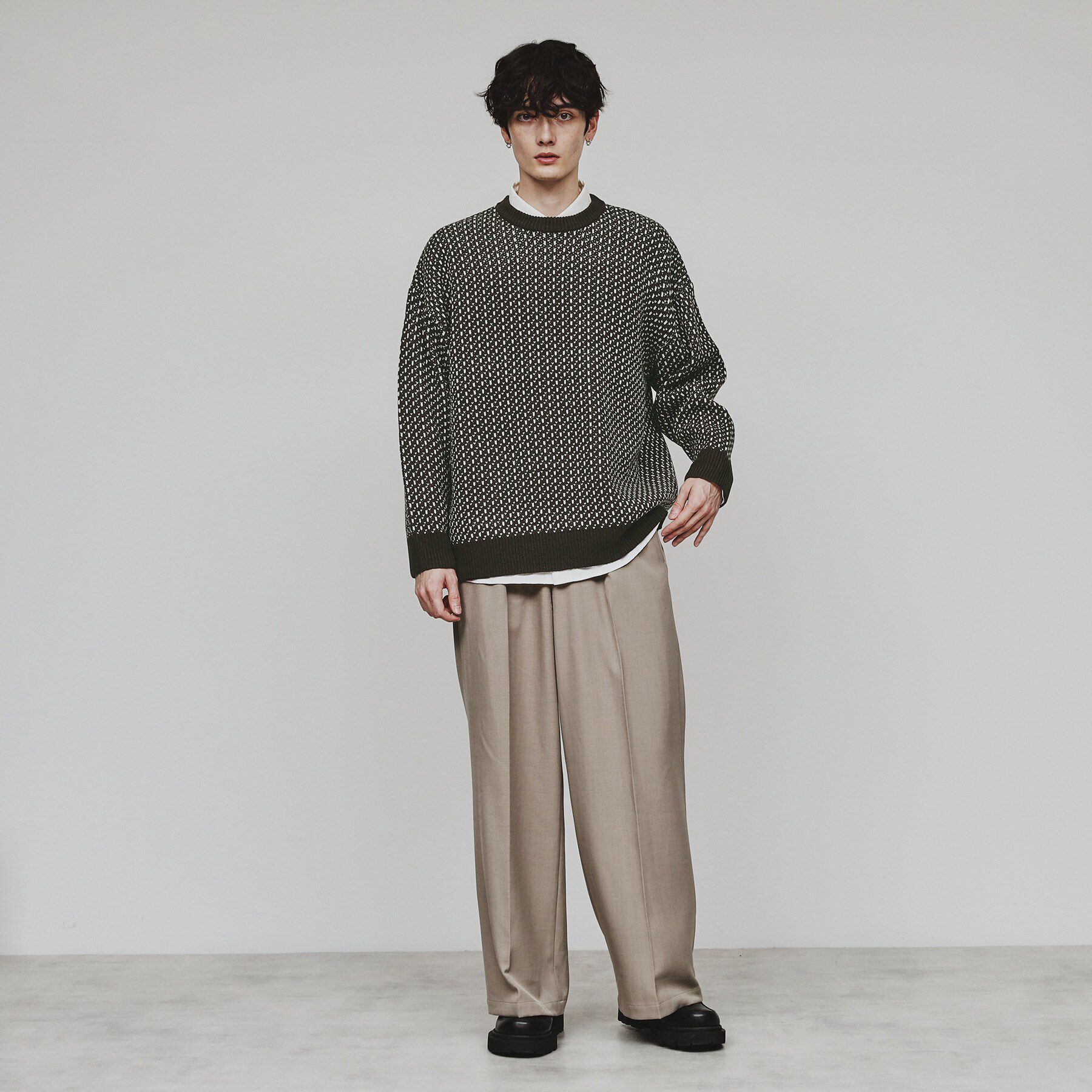 tk.TAKEO KIKUCHI「バーズアイニット」|ニット・セーター|