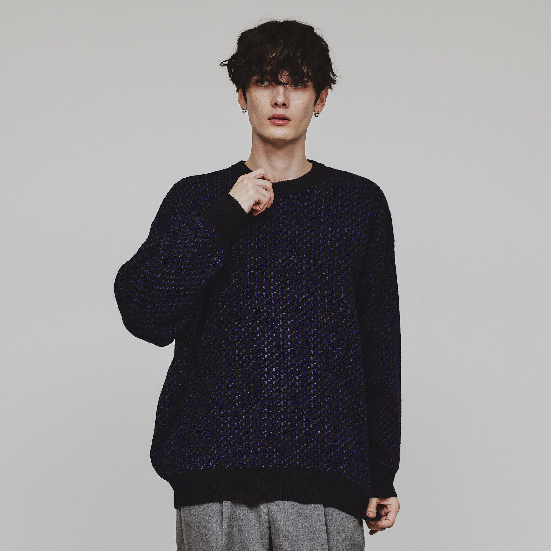tk.TAKEO KIKUCHI「バーズアイニット」|ニット・セーター|