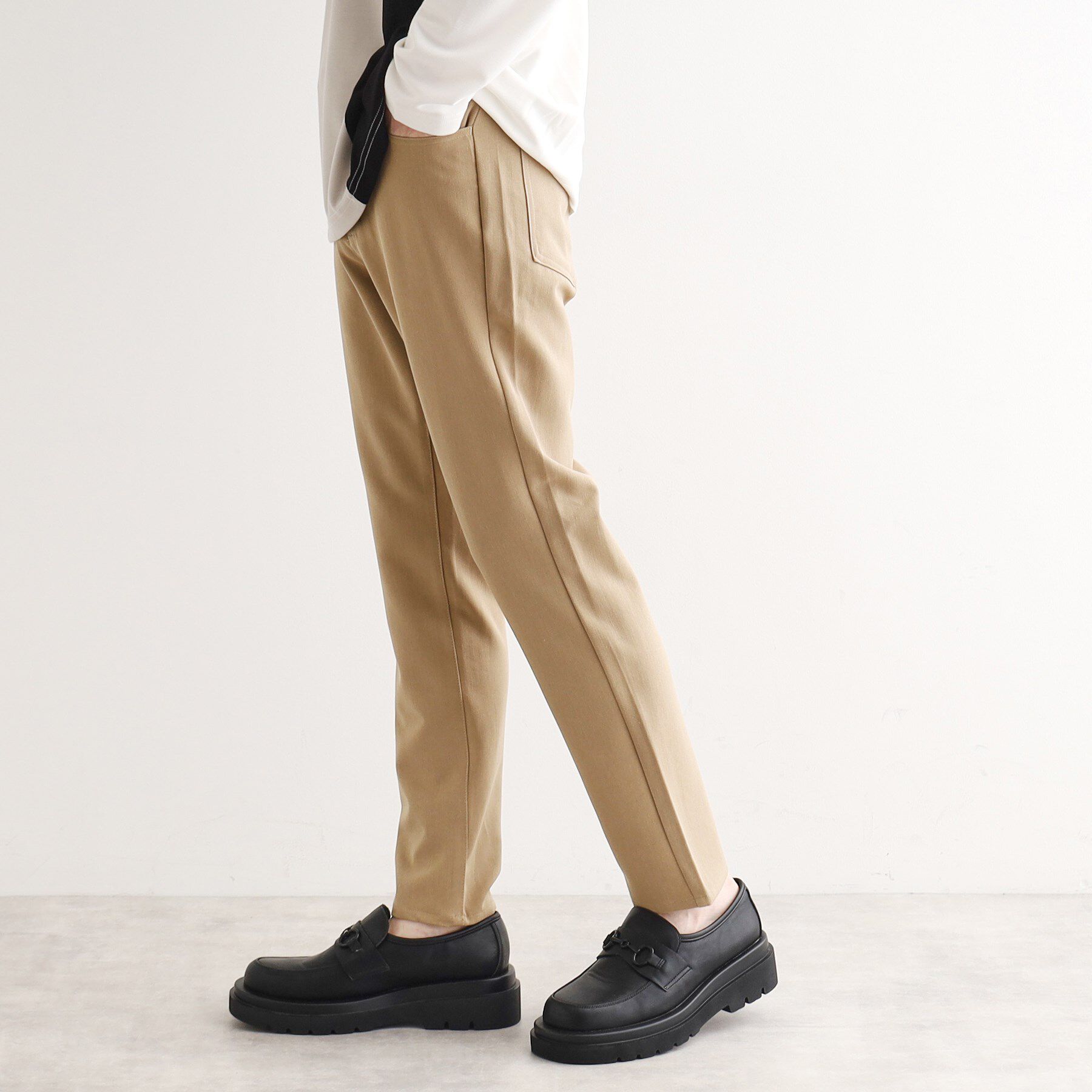 tk.TAKEO KIKUCHI「イージーストレッチスキニー」|その他|ベージュ(052)