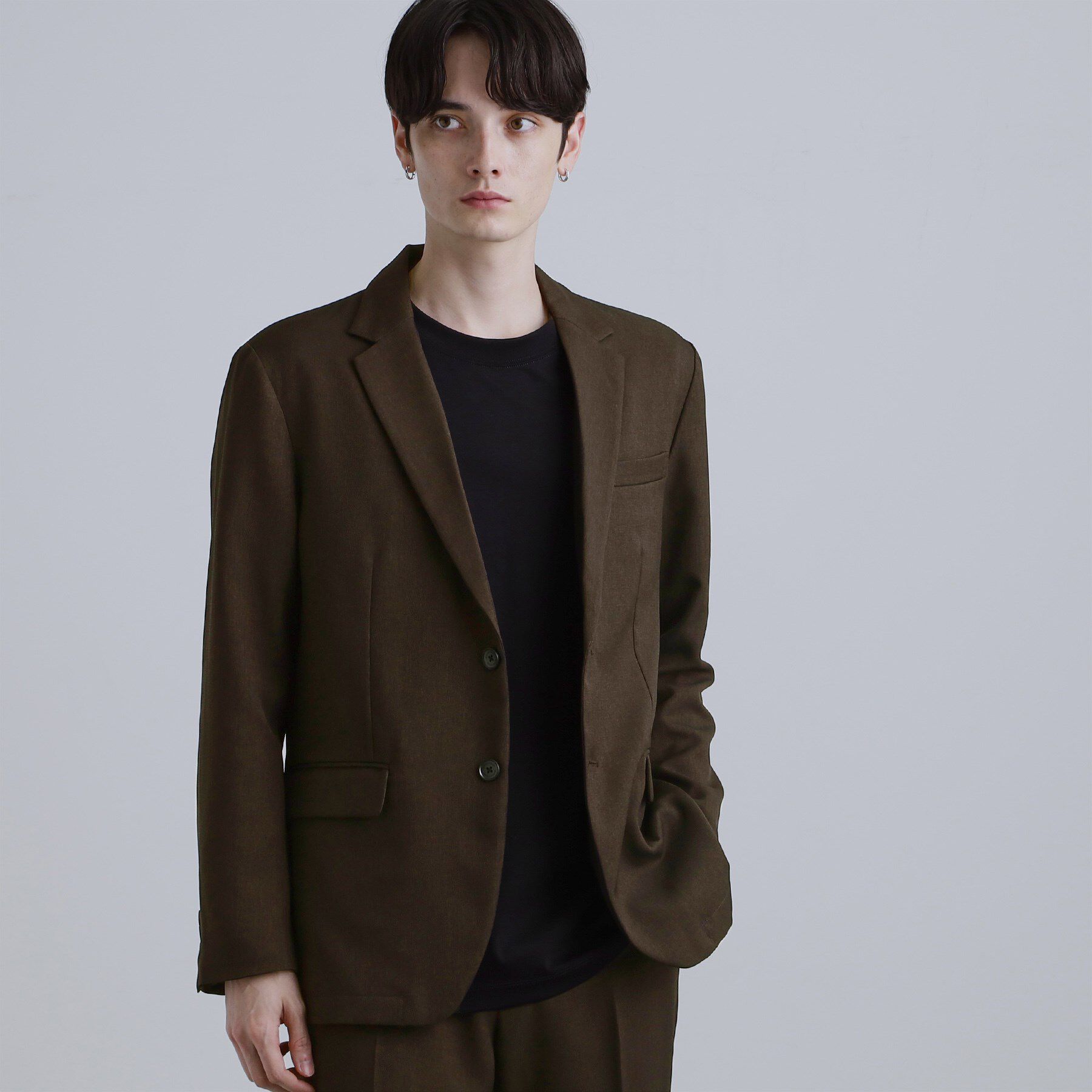 tk.TAKEO KIKUCHI「【洗える】ピンヘッドストレッチセットアップ」|スーツ|