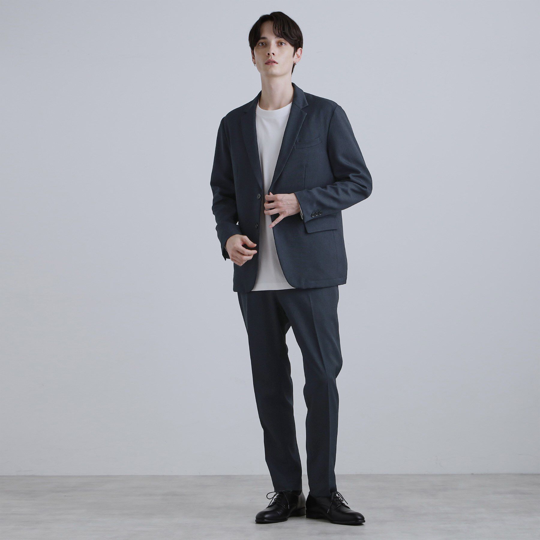 tk.TAKEO KIKUCHI「【洗える】ピンヘッドストレッチセットアップ」|スーツ|