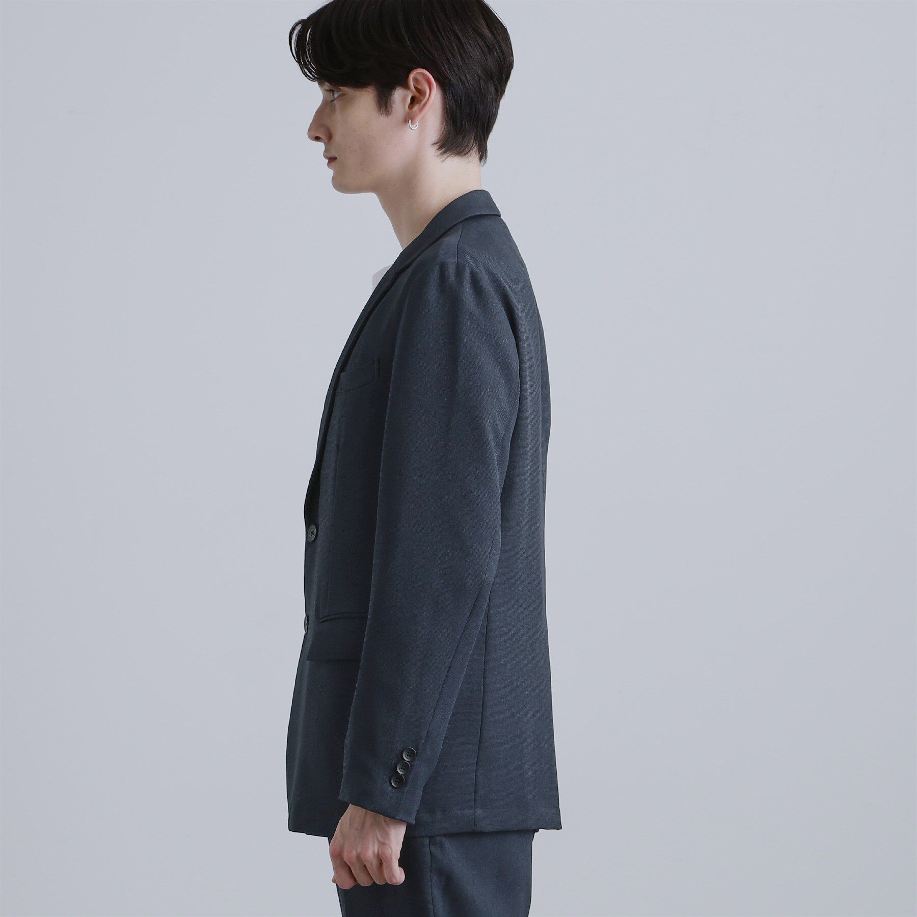 tk.TAKEO KIKUCHI「【洗える】ピンヘッドストレッチセットアップ」|スーツ|