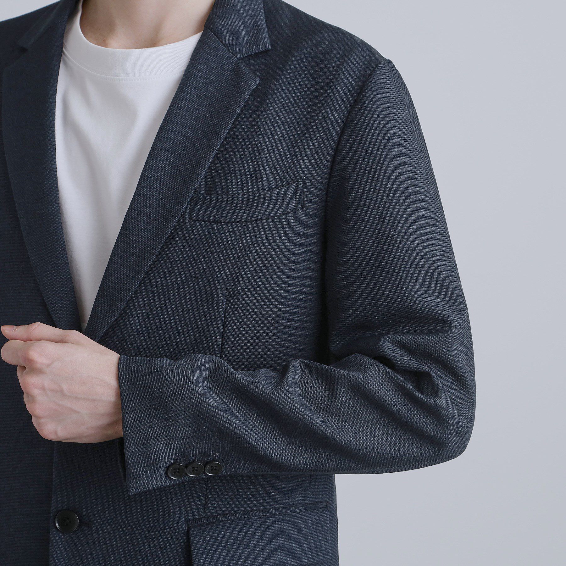 tk.TAKEO KIKUCHI「【洗える】ピンヘッドストレッチセットアップ」|スーツ|
