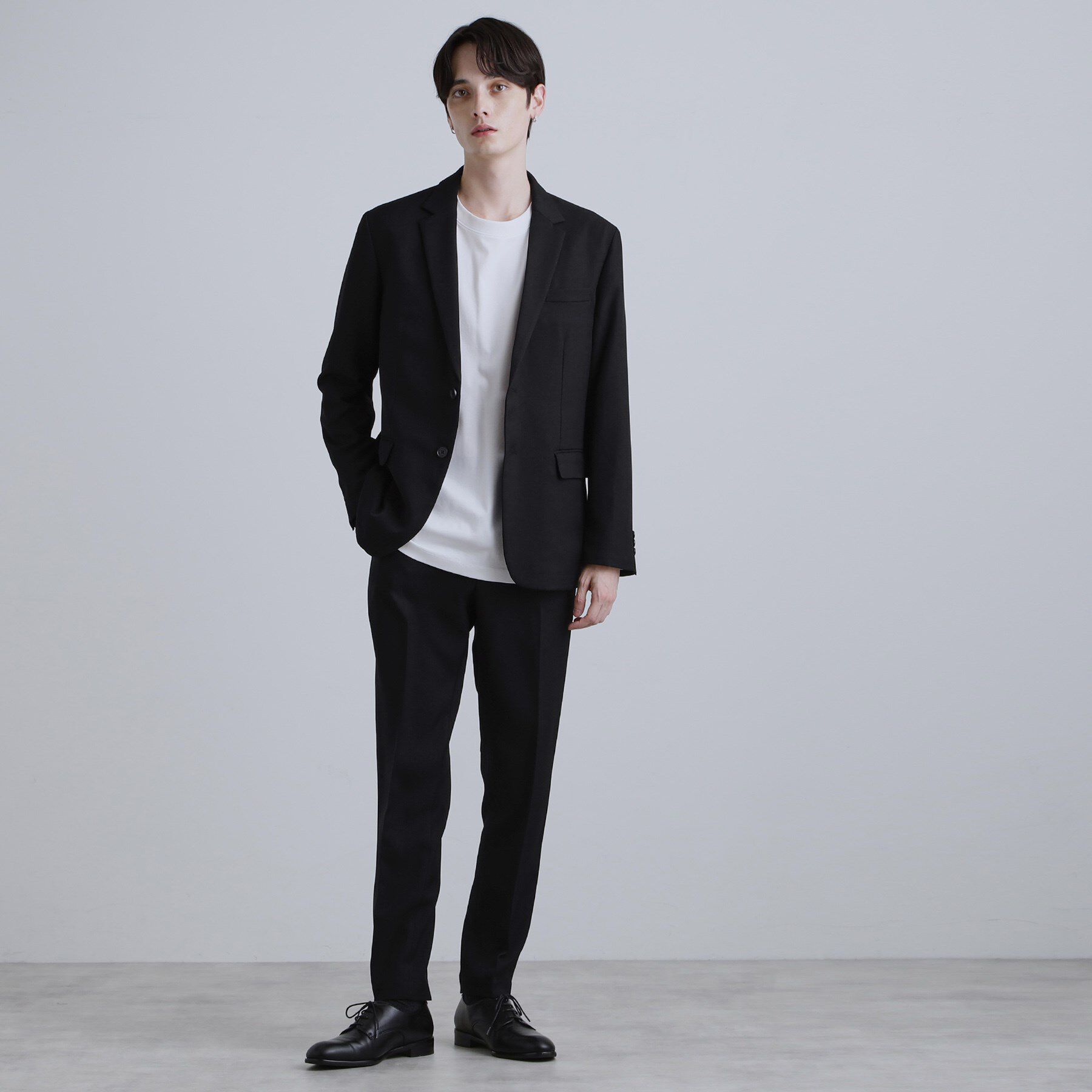 tk.TAKEO KIKUCHI「【洗える】ピンヘッドストレッチセットアップ」|スーツ|