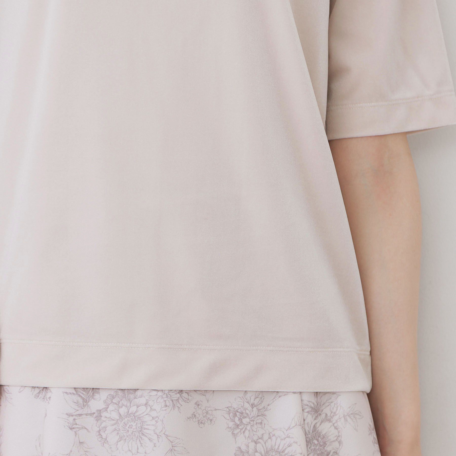 index「《andGIRL掲載》ベロアボクシーTシャツ【洗濯機洗い可】」|Tシャツ・カットソー|