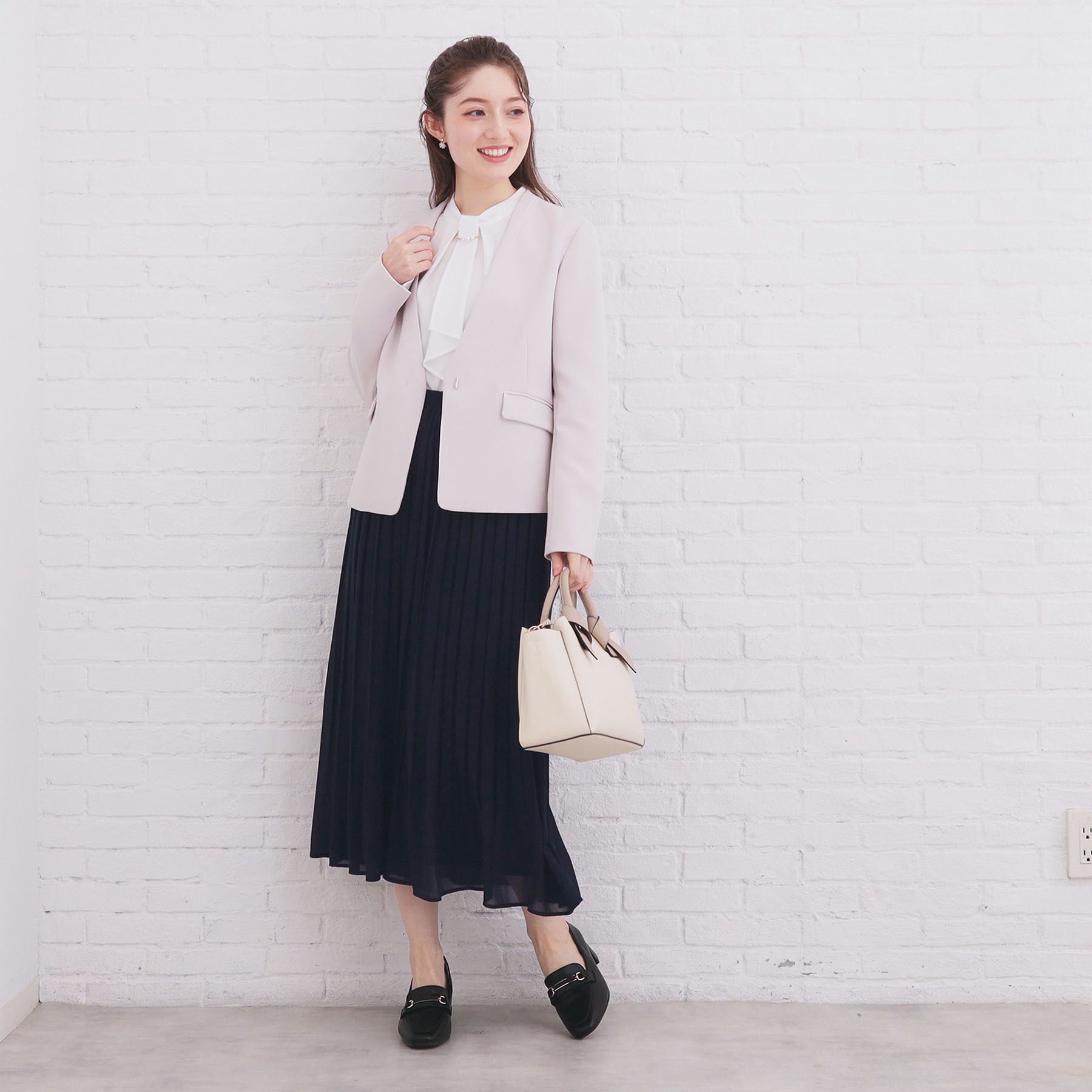 index「選べる丈 シフォンプリーツスカート【洗濯機OK／イージーアイロン／防シワ】」|スカート|