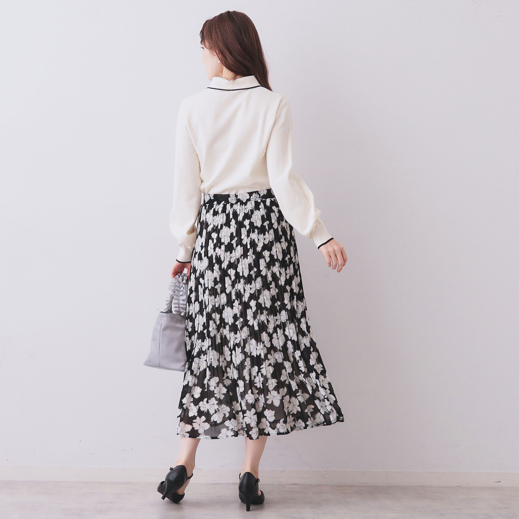 index「選べる丈 シフォンプリーツスカート【洗濯機OK／イージーアイロン／防シワ】」|スカート|