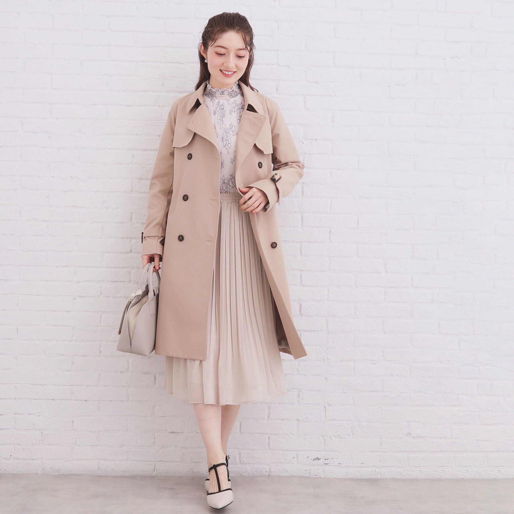 index「選べる丈 シフォンプリーツスカート【洗濯機OK／イージーアイロン／防シワ】」|スカート|