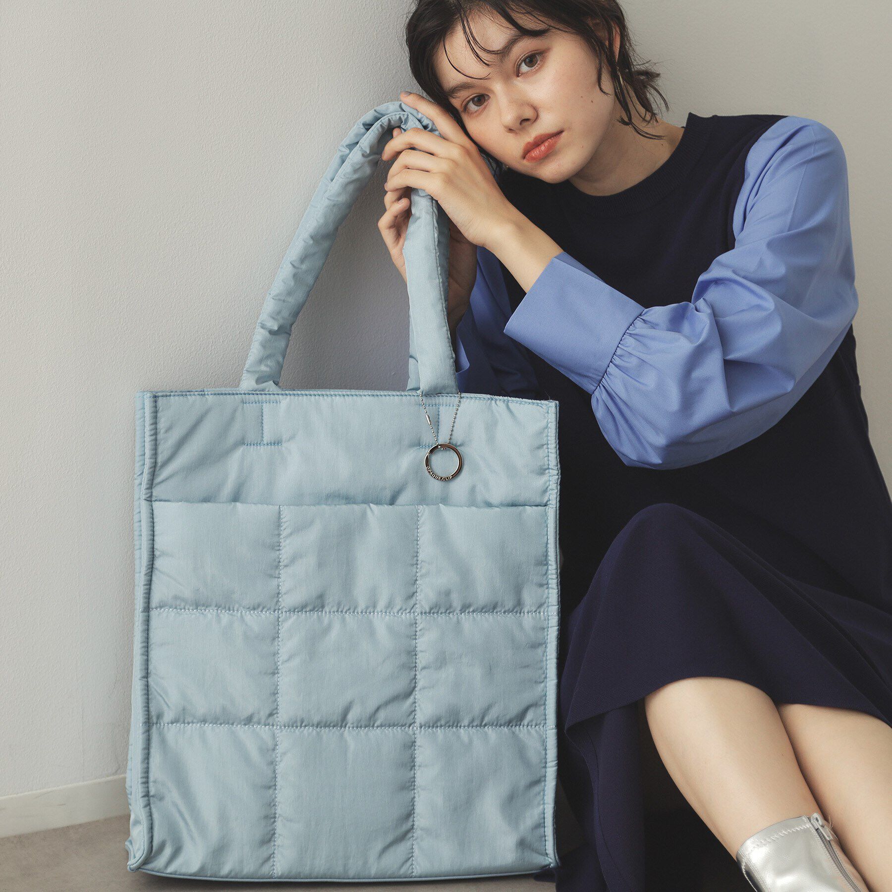 OPAQUE.CLIP「【10色展開/軽量/A4サイズ対応/多ポケット】大容量マチ付きトートバッグ」|トートバッグ|