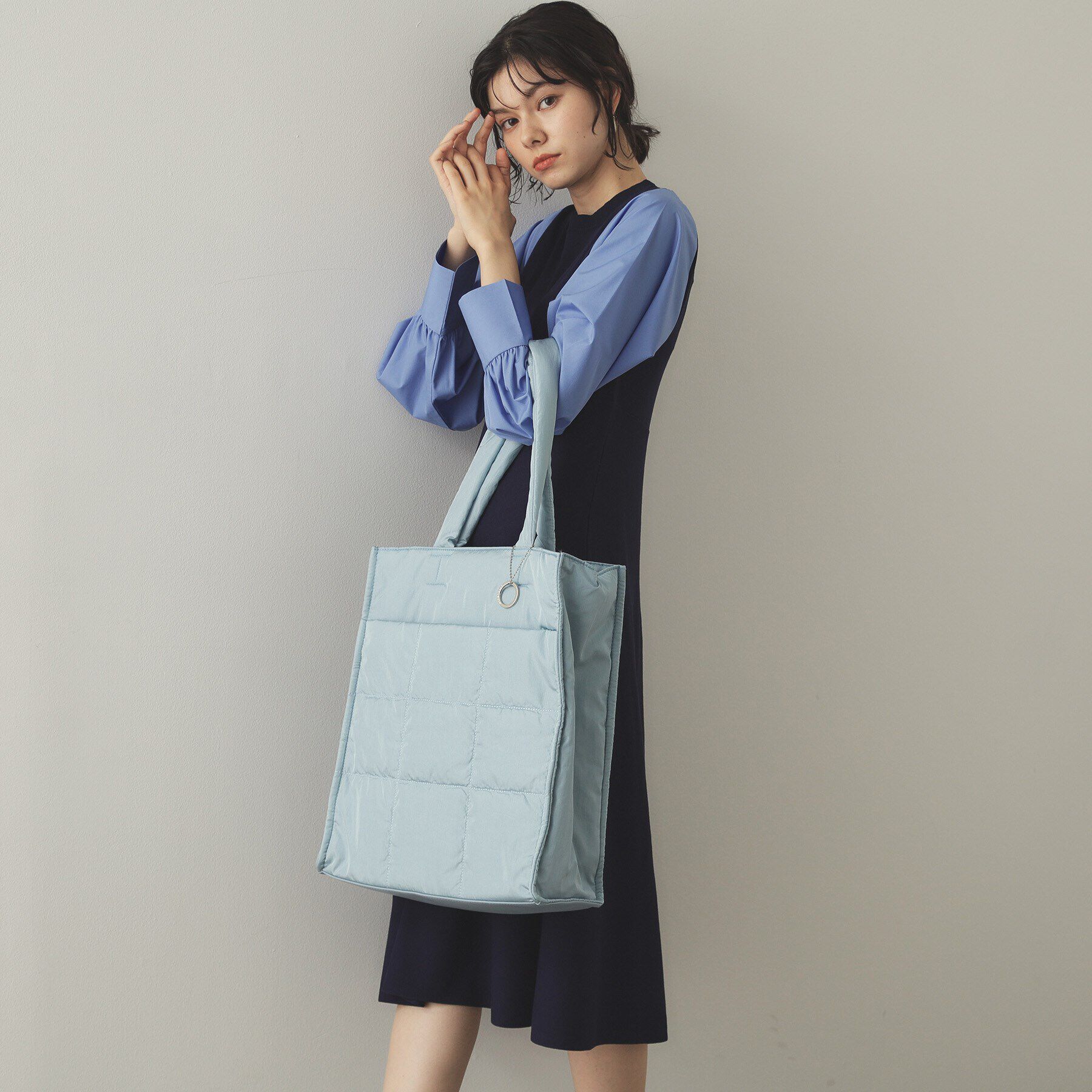 OPAQUE.CLIP「【10色展開/軽量/A4サイズ対応/多ポケット】大容量マチ付きトートバッグ」|トートバッグ|