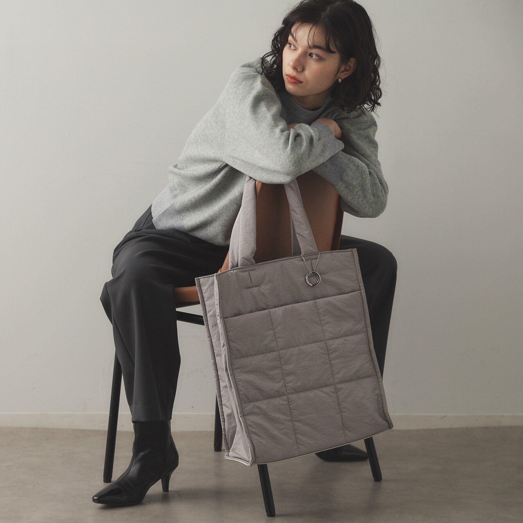 OPAQUE.CLIP「【10色展開/軽量/A4サイズ対応/多ポケット】大容量マチ付きトートバッグ」|トートバッグ|