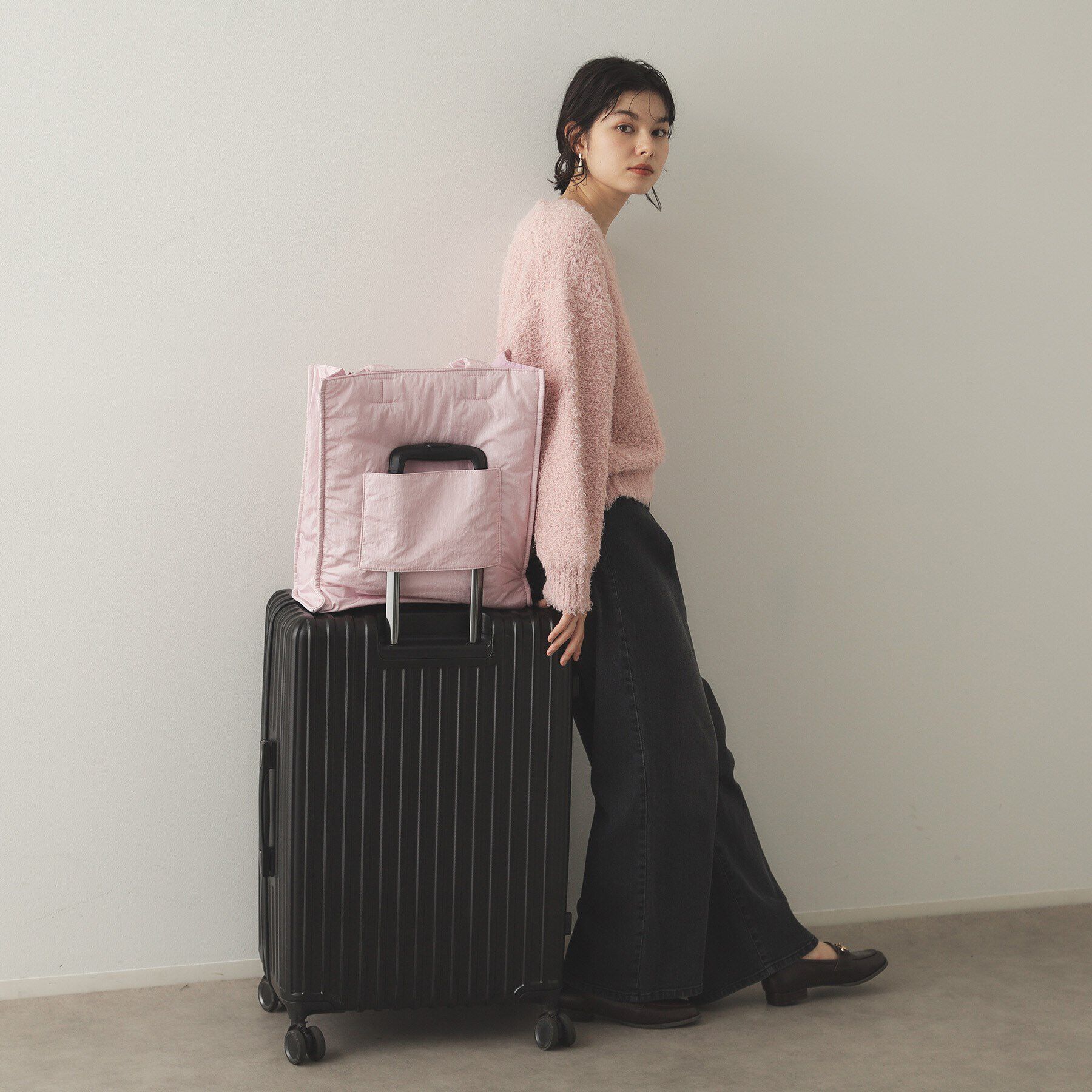 OPAQUE.CLIP「【10色展開/軽量/A4サイズ対応/多ポケット】大容量マチ付きトートバッグ」|トートバッグ|