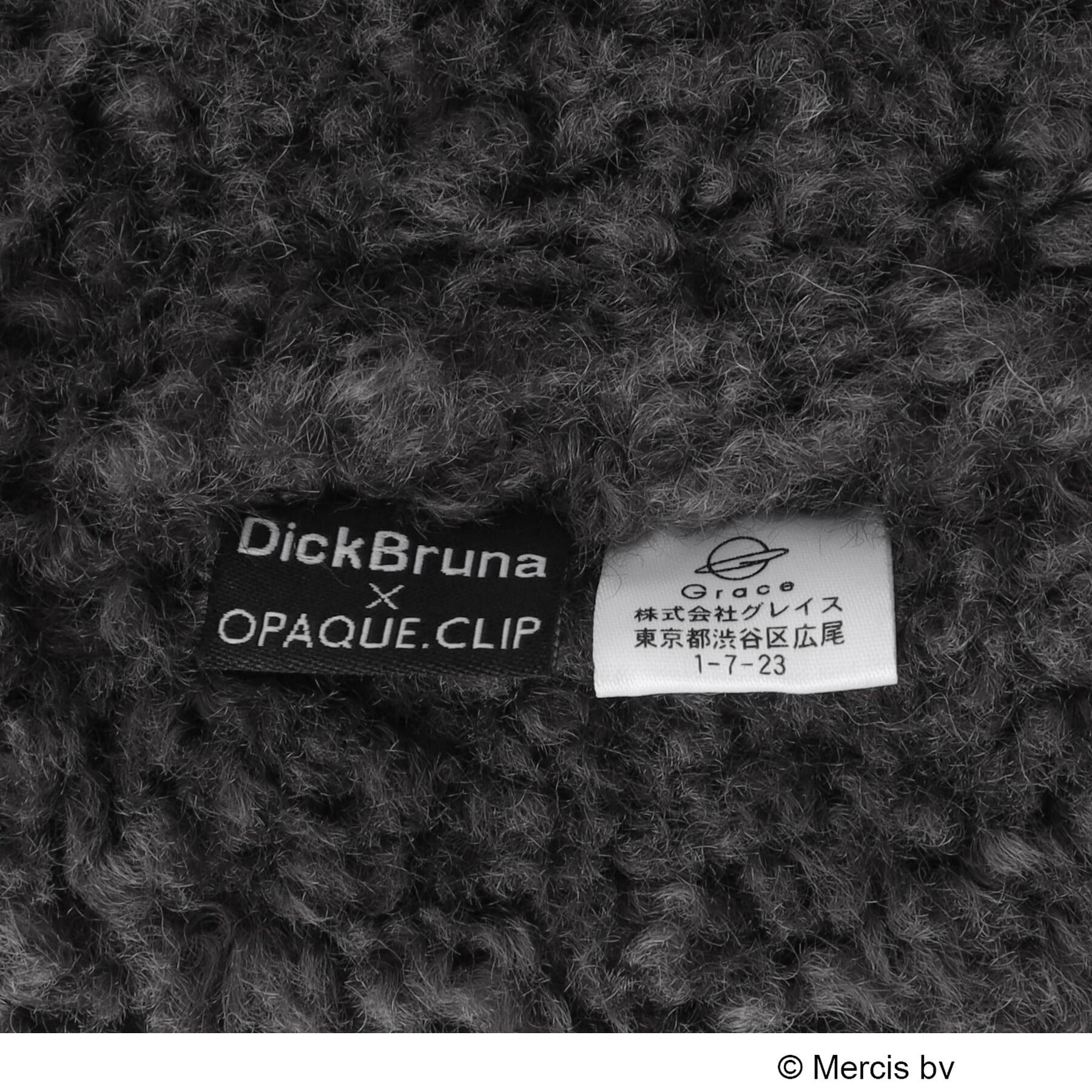 OPAQUE.CLIP「【コラボ】Dick Bruna &times; OPAQUE.CLIP フェイクファーティペット ミッフィー」|ストール|