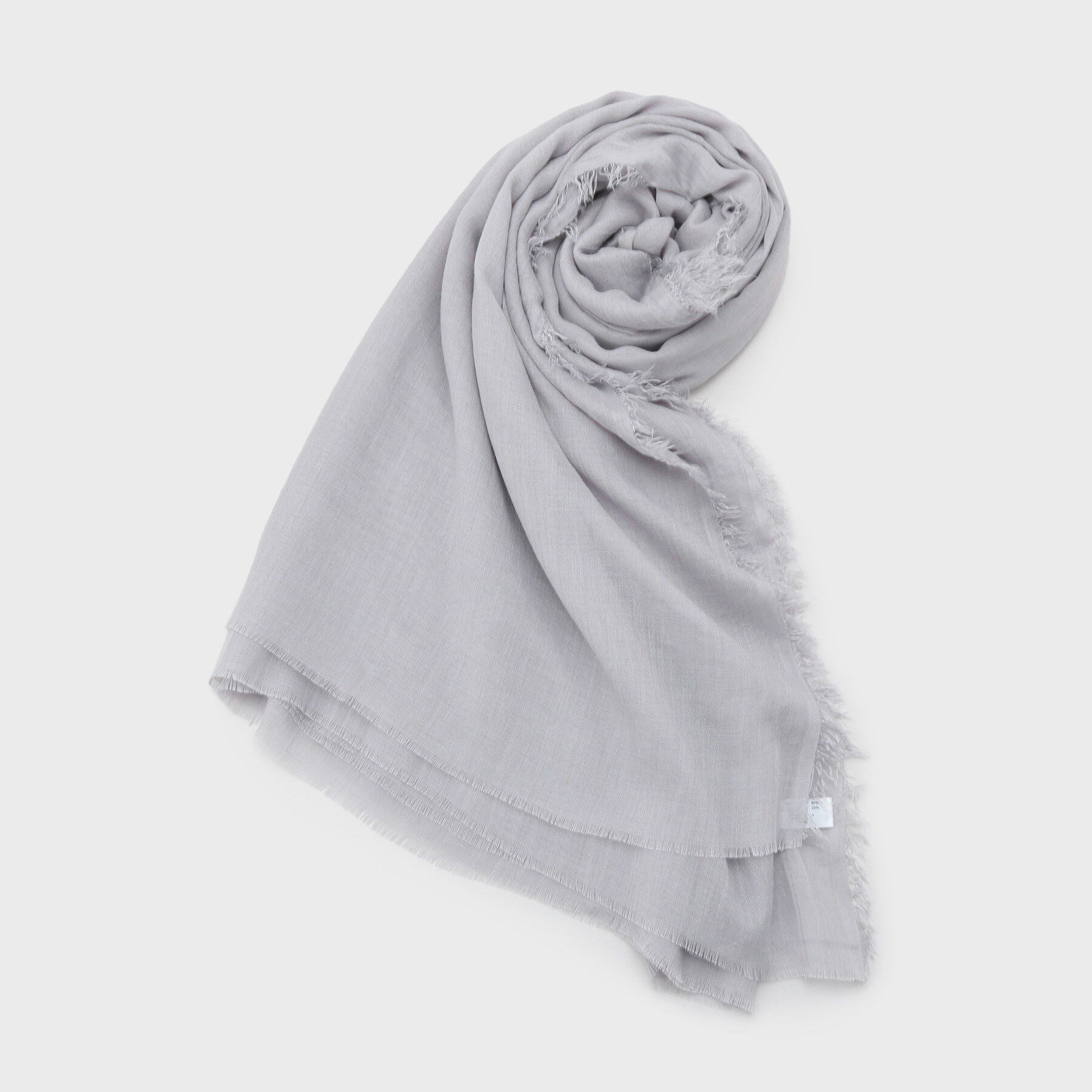 OPAQUE.CLIP「【冷房対策】シアー大判ストール」|ストール|グレー(012)