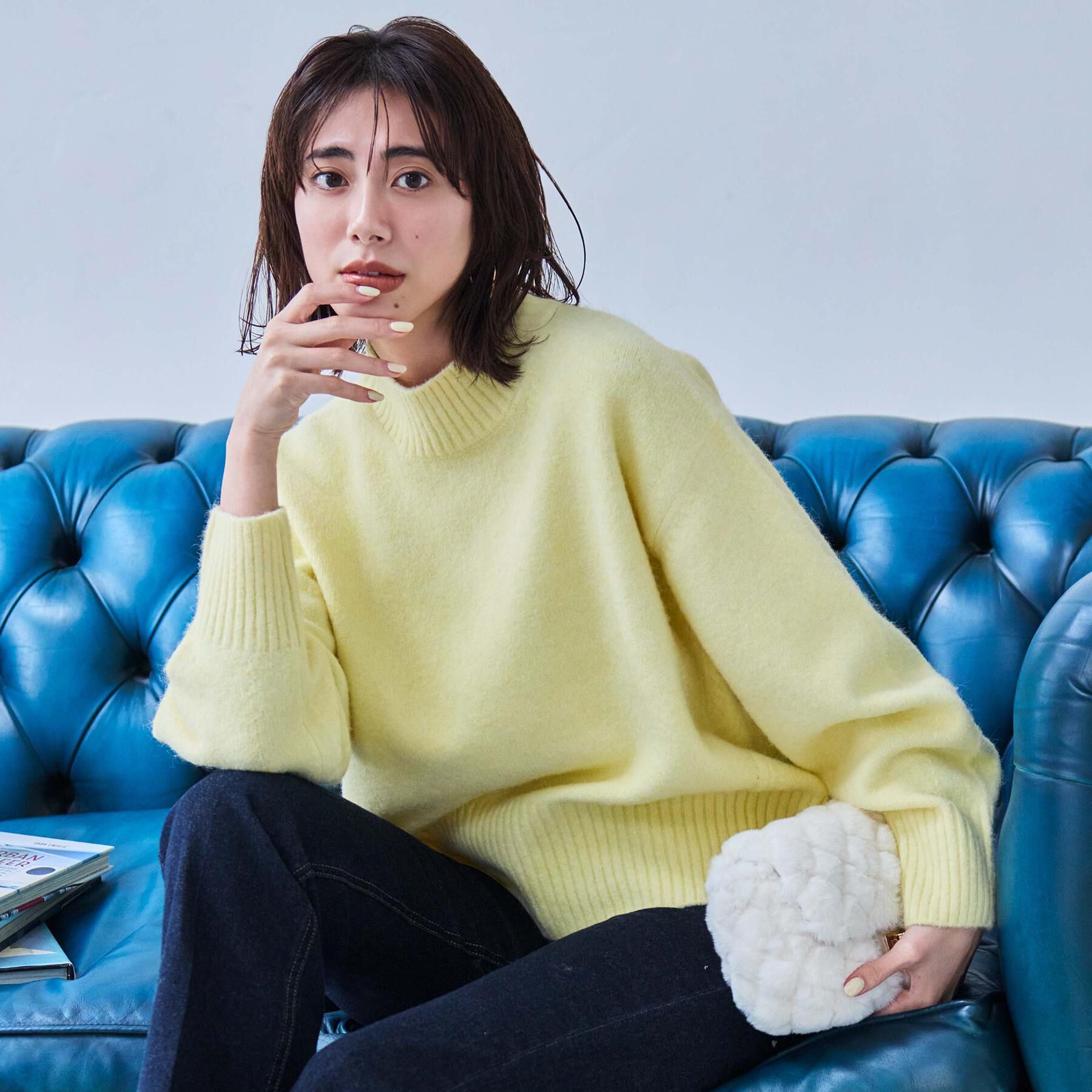 OPAQUE.CLIP「ふわふわハイネックニット【洗濯機OK】《12col》」|ニット・セーター|