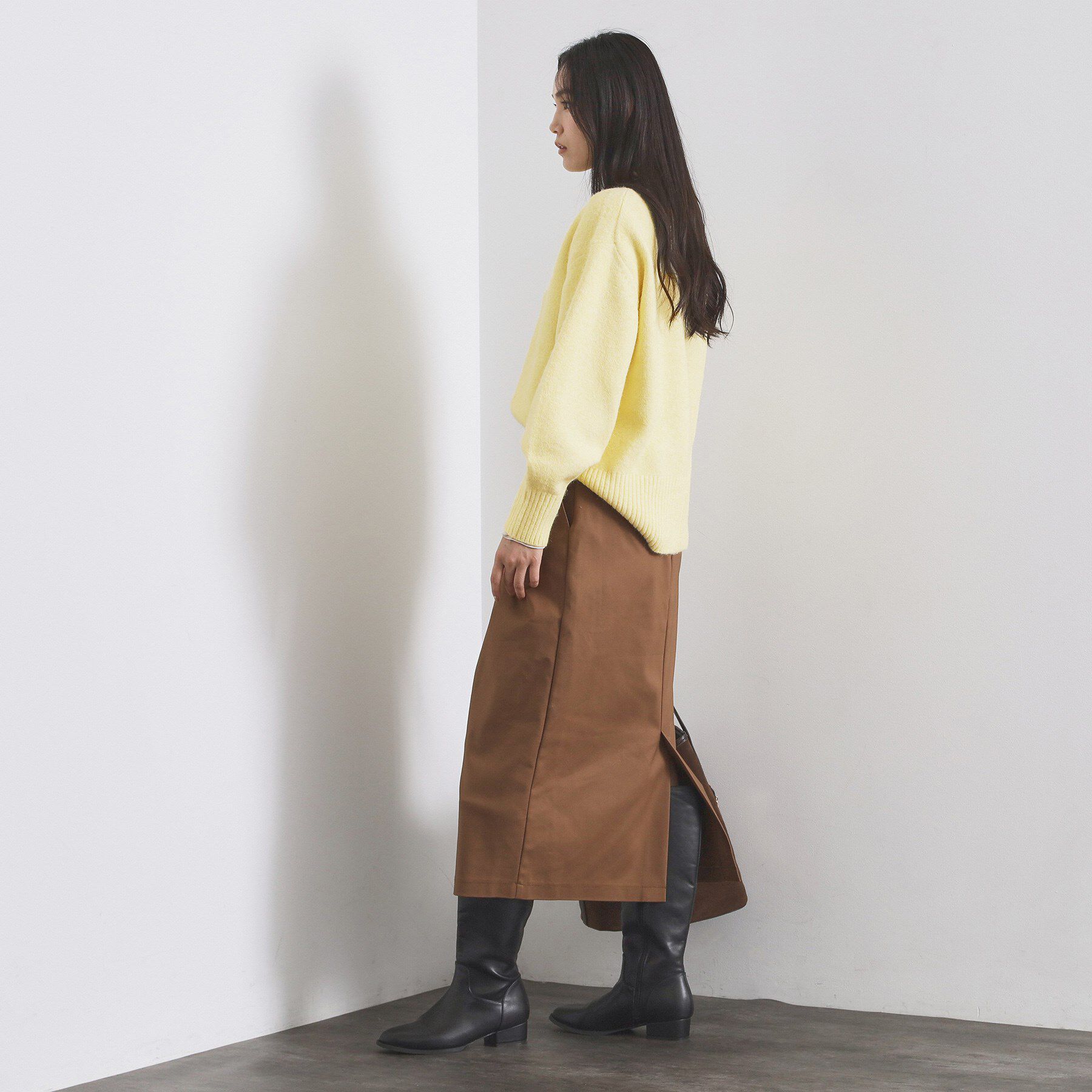 OPAQUE.CLIP「ふわふわハイネックニット【洗濯機OK】《12col》」|ニット・セーター|