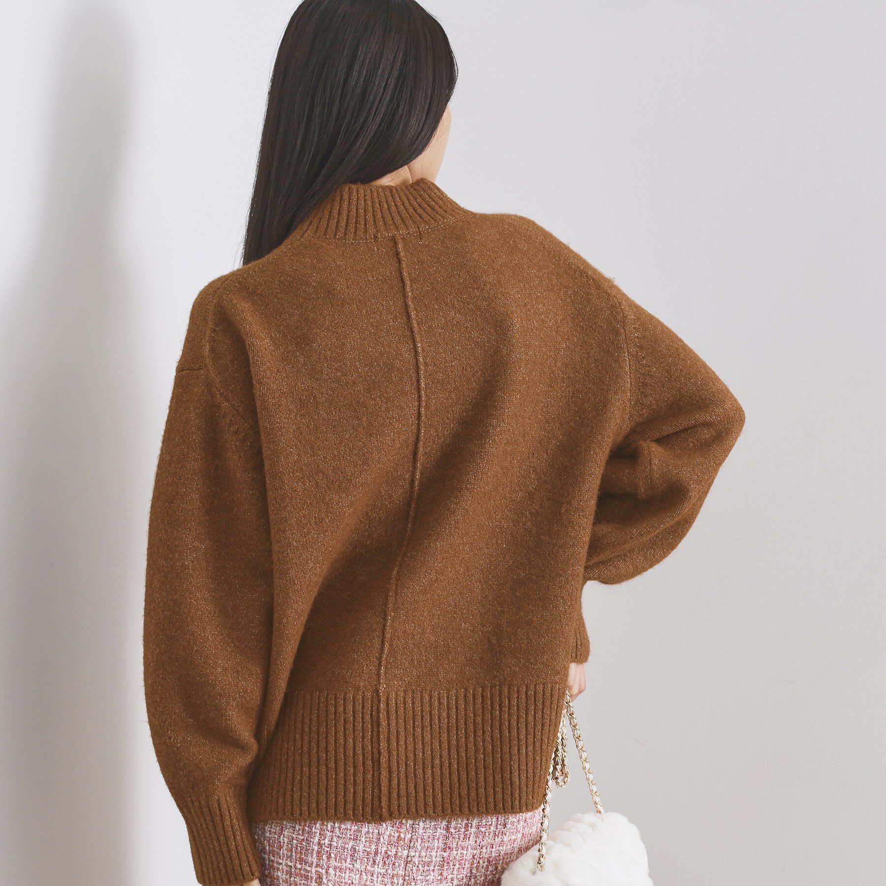 OPAQUE.CLIP「ふわふわハイネックニット【洗濯機OK】《12col》」|ニット・セーター|